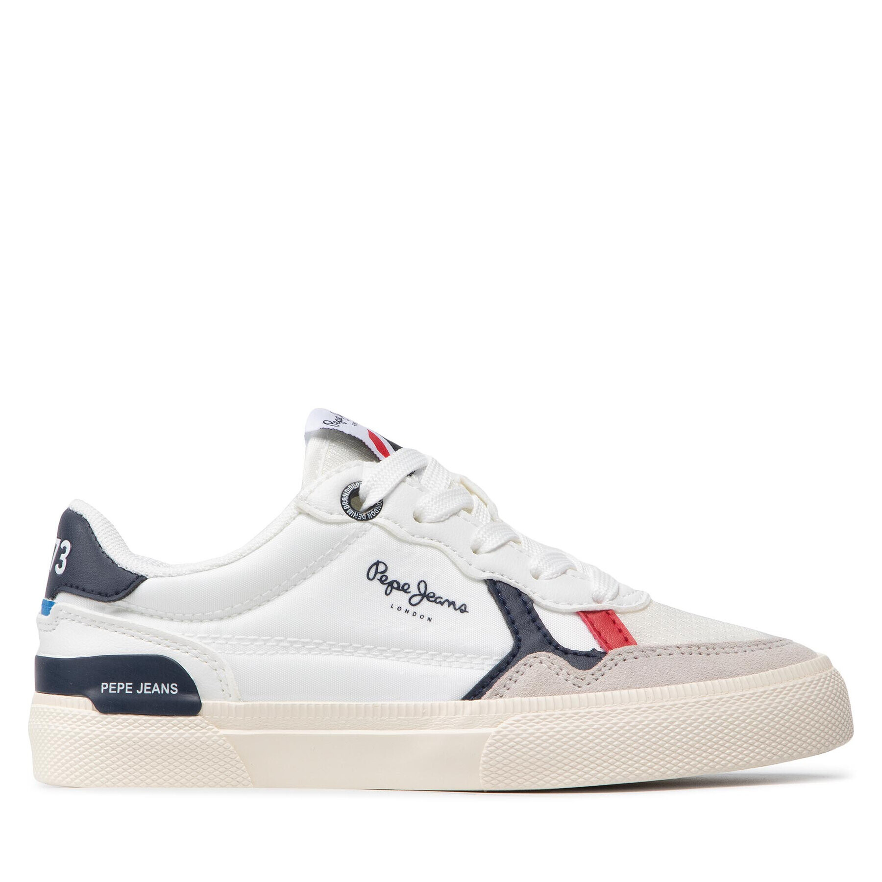 Pepe Jeans Сникърси Kenton Britt Boy PBS30512 Бял - Pepit.bg