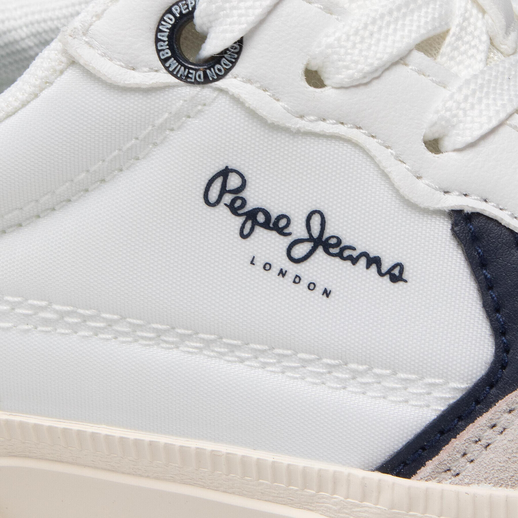 Pepe Jeans Сникърси Kenton Britt Boy PBS30512 Бял - Pepit.bg