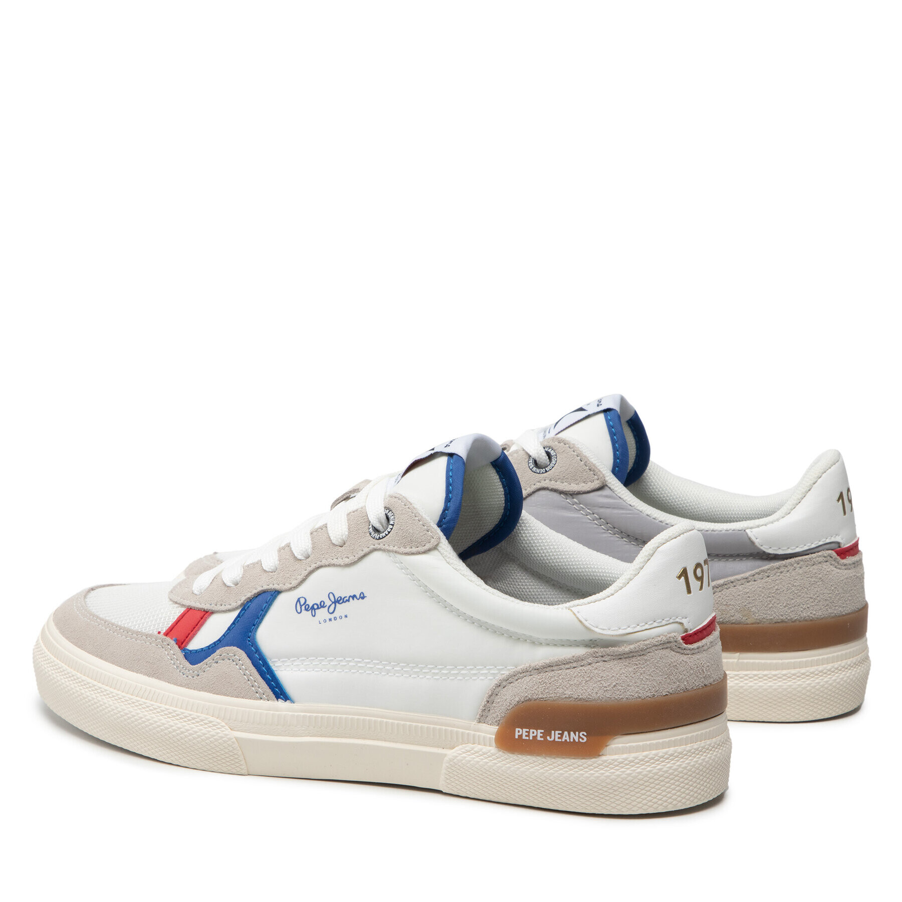 Pepe Jeans Сникърси Kenton Britt Divided PMS30810 Бял - Pepit.bg