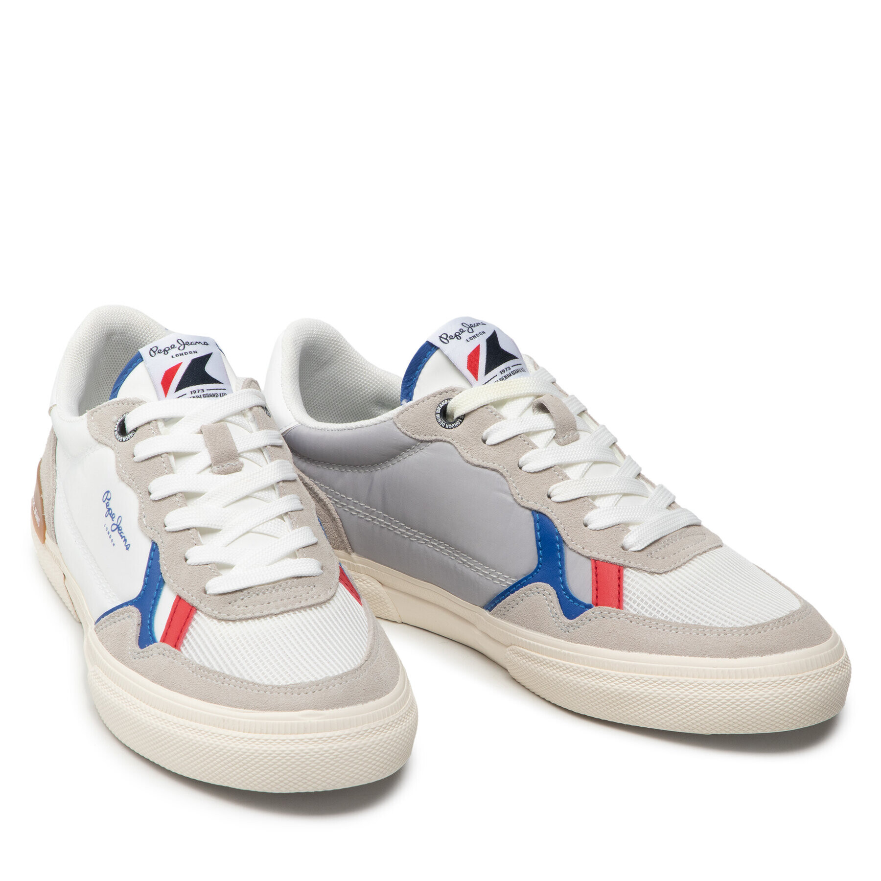 Pepe Jeans Сникърси Kenton Britt Divided PMS30810 Бял - Pepit.bg