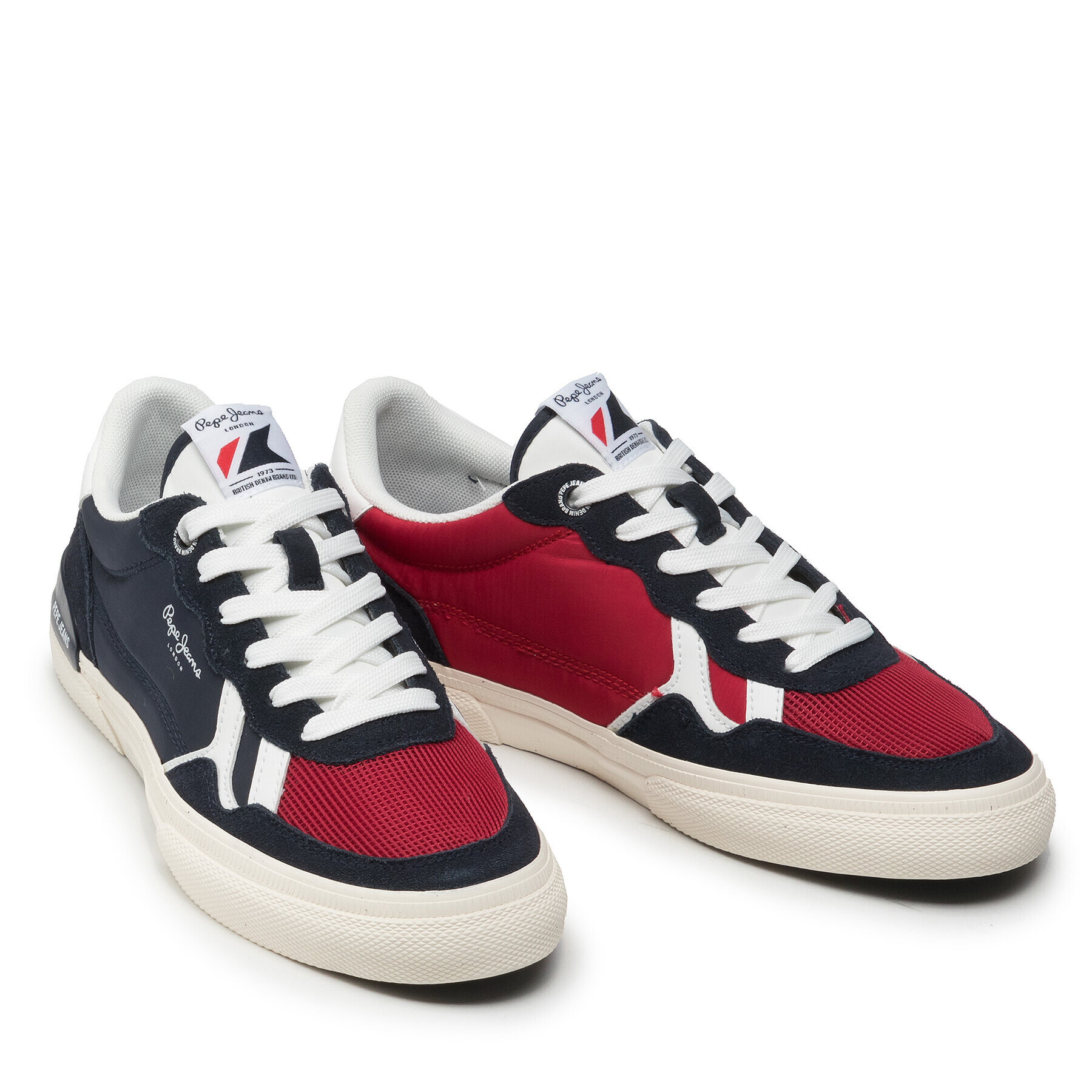 Pepe Jeans Сникърси Kenton Britt Divided PMS30810 Тъмносин - Pepit.bg