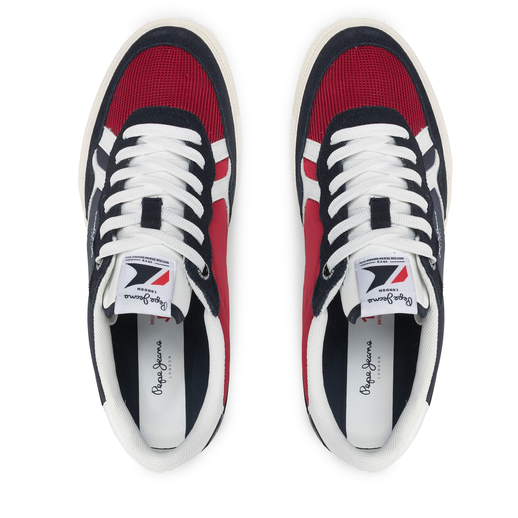 Pepe Jeans Сникърси Kenton Britt Divided PMS30810 Тъмносин - Pepit.bg