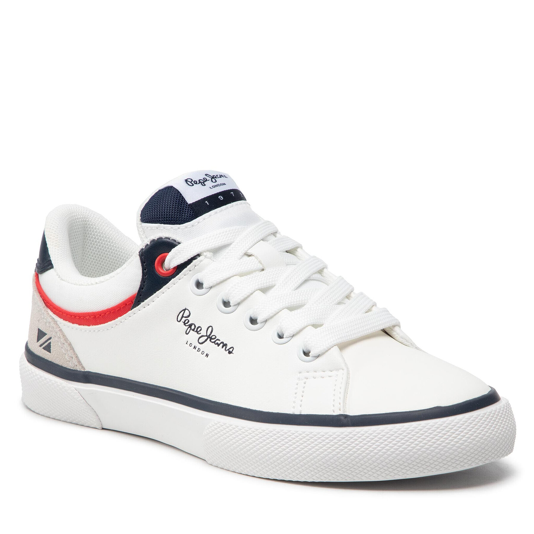 Pepe Jeans Сникърси Kenton Class Boy PBS30511 Бял - Pepit.bg