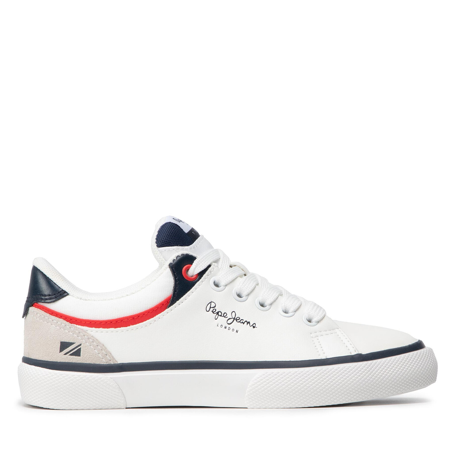 Pepe Jeans Сникърси Kenton Class Boy PBS30511 Бял - Pepit.bg