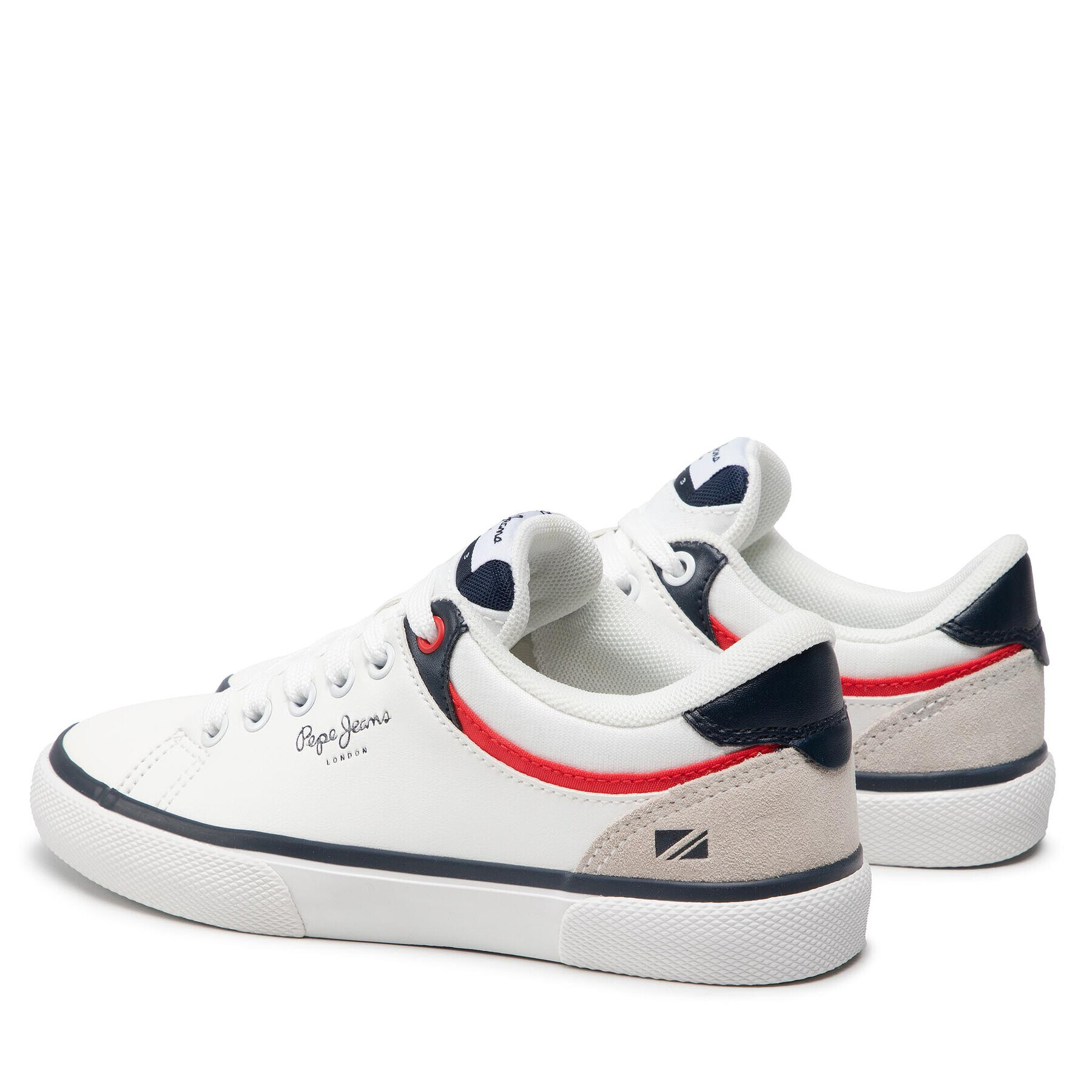 Pepe Jeans Сникърси Kenton Class Boy PBS30511 Бял - Pepit.bg
