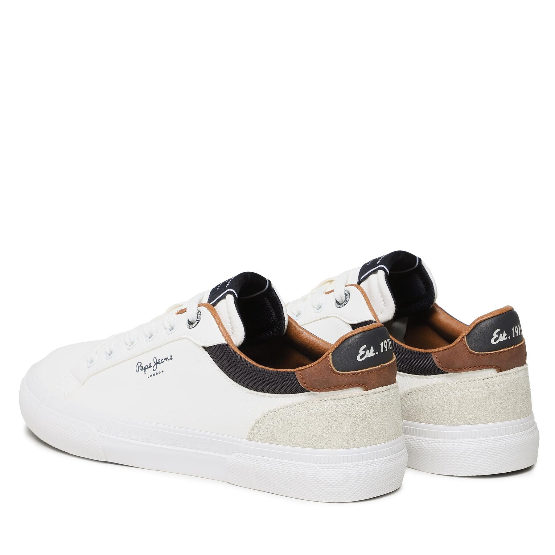 Pepe Jeans Сникърси Kenton Court PMS30839 Бял - Pepit.bg