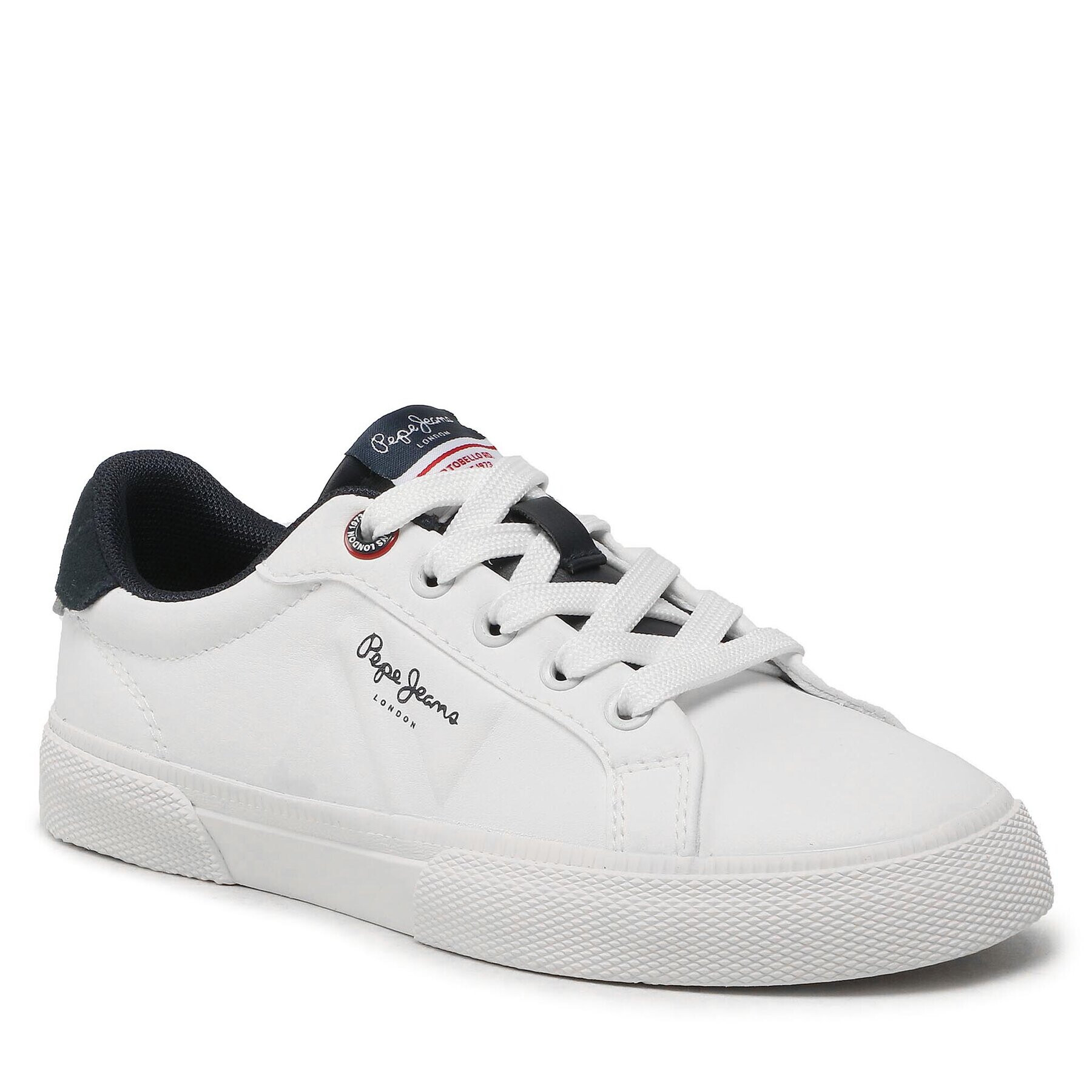 Pepe Jeans Сникърси Kenton Flag B PBS30547 Бял - Pepit.bg