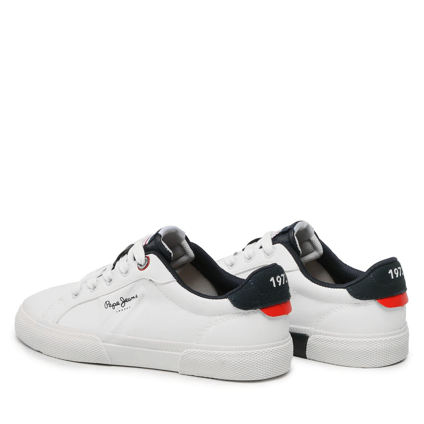 Pepe Jeans Сникърси Kenton Flag B PBS30547 Бял - Pepit.bg