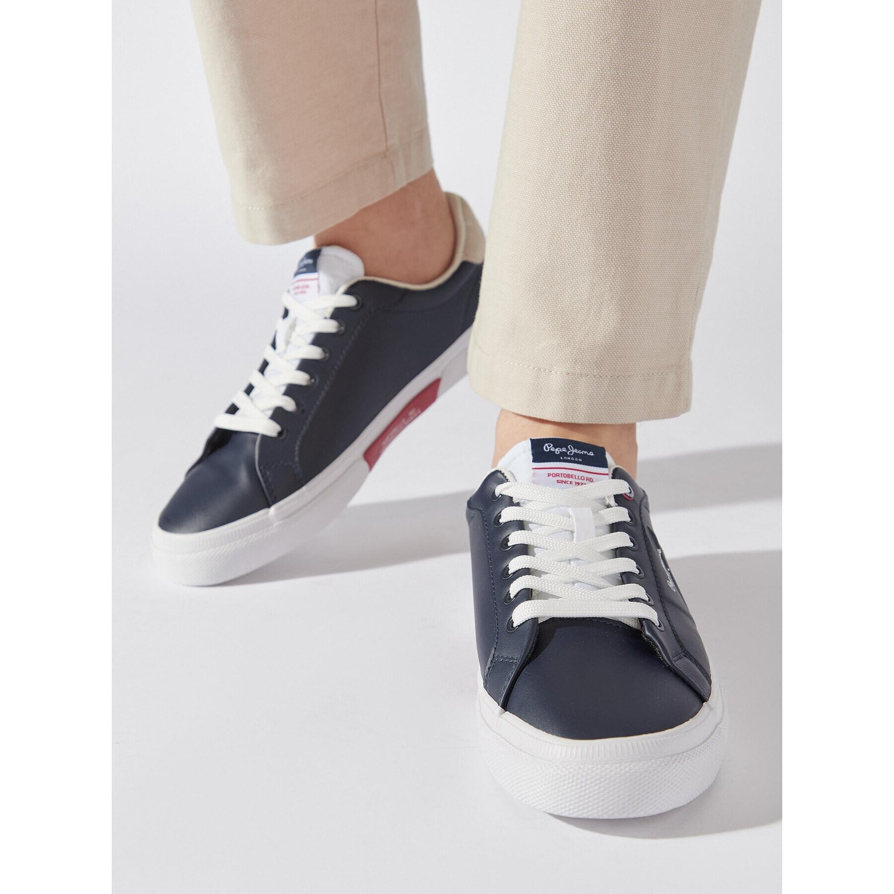 Pepe Jeans Сникърси Kenton Flag M PMS30906 Тъмносин - Pepit.bg