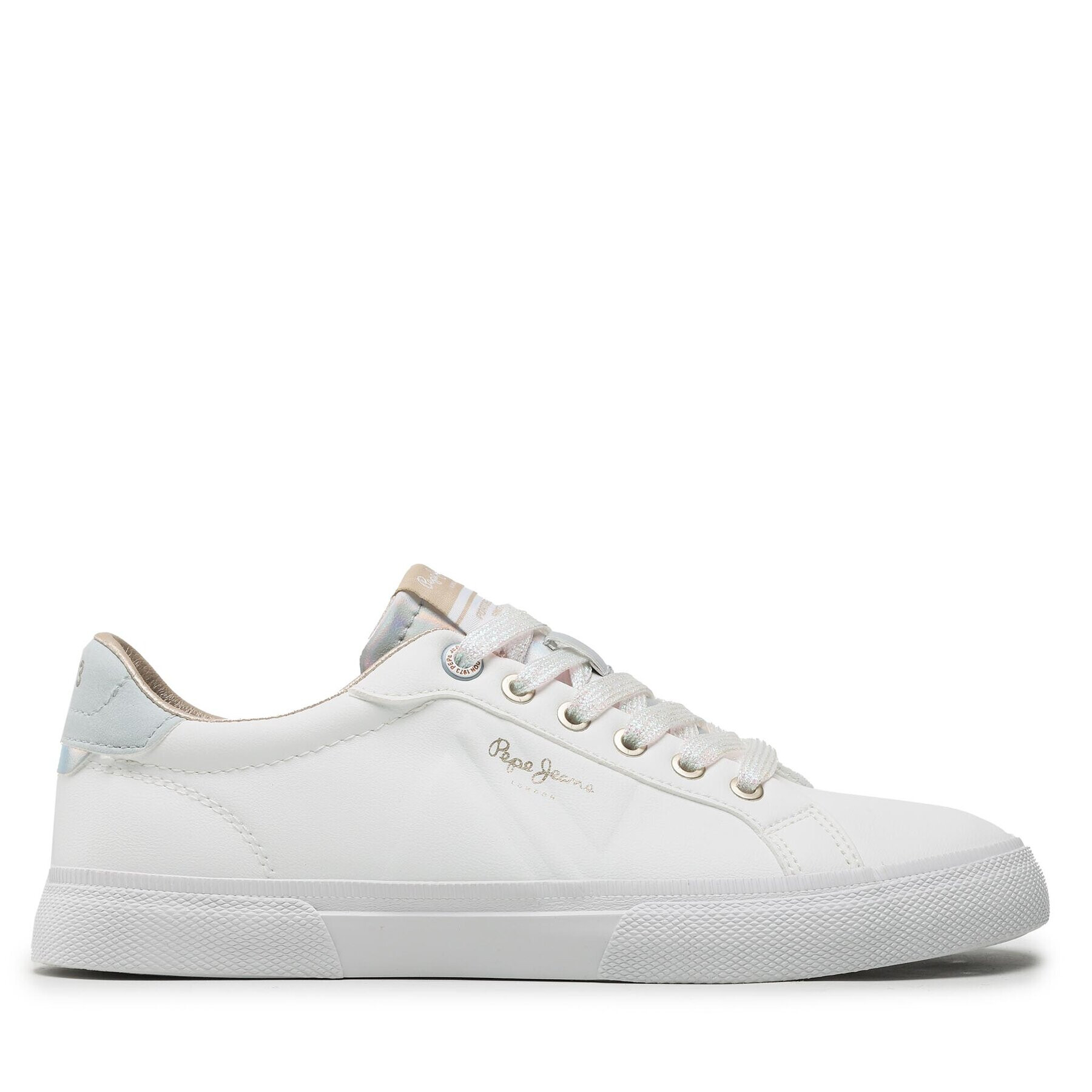 Pepe Jeans Сникърси Kenton Flag W PLS31444 Бял - Pepit.bg