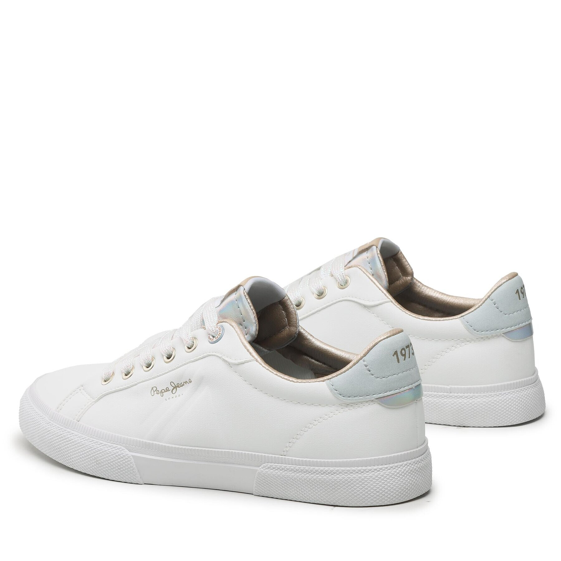 Pepe Jeans Сникърси Kenton Flag W PLS31444 Бял - Pepit.bg