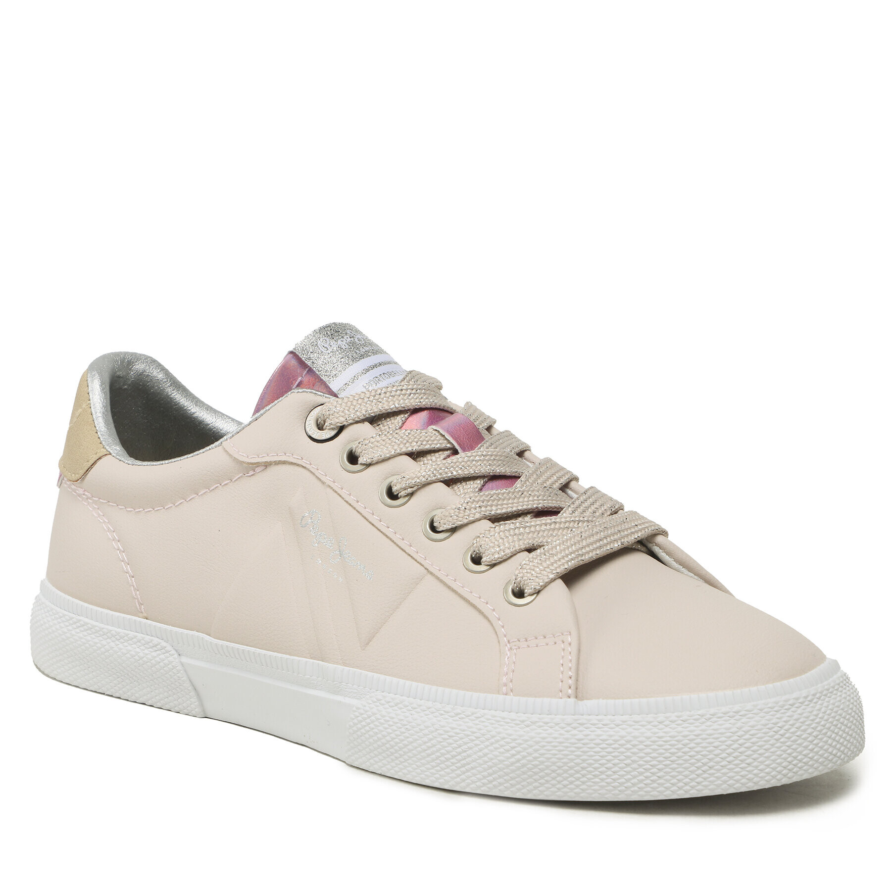 Pepe Jeans Сникърси Kenton Flag W PLS31444 Розов - Pepit.bg