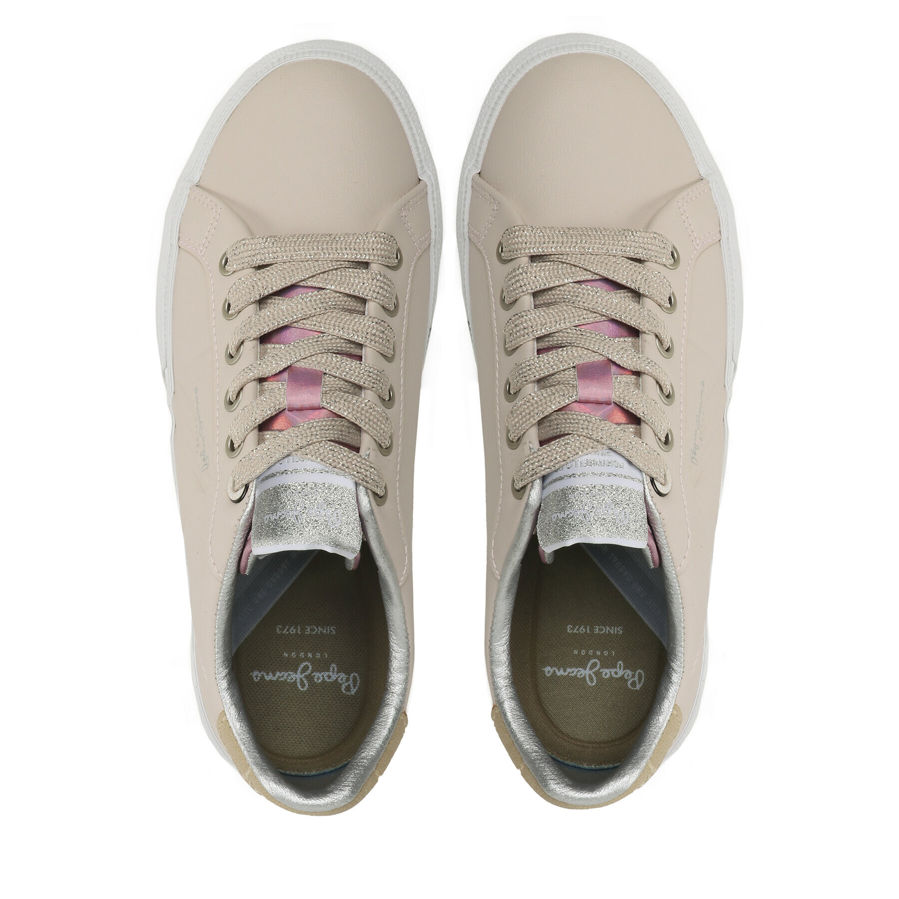 Pepe Jeans Сникърси Kenton Flag W PLS31444 Розов - Pepit.bg