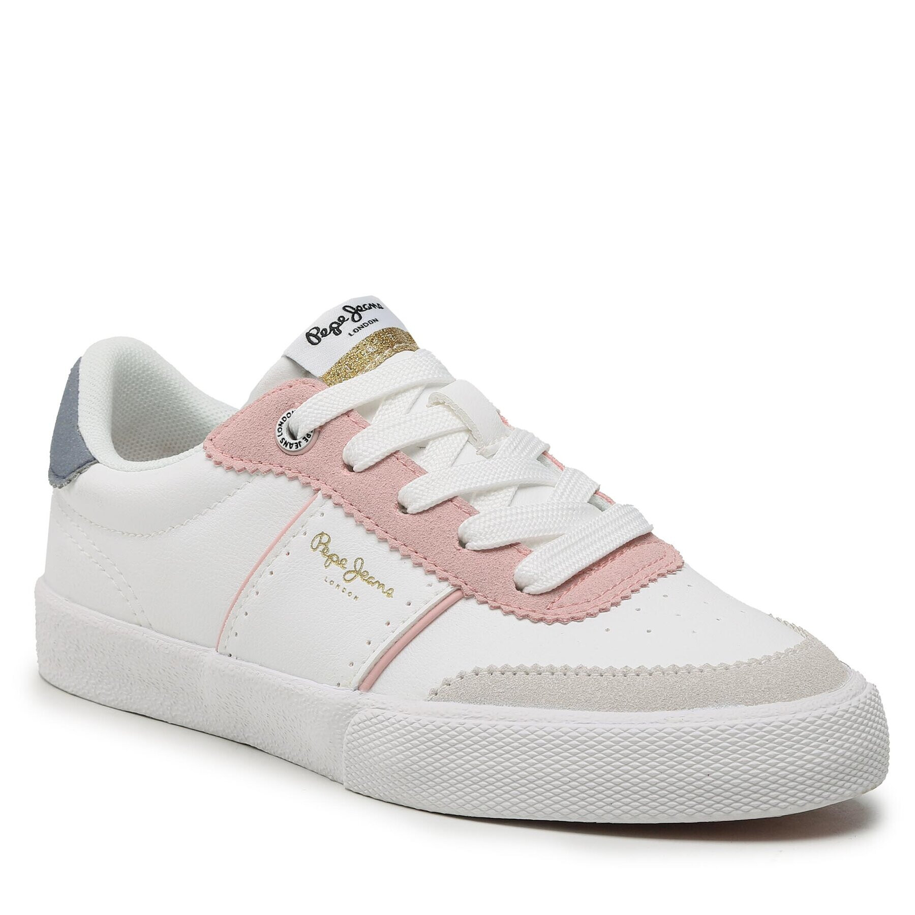 Pepe Jeans Сникърси Kenton Hami 23 G PGS30567 Бял - Pepit.bg