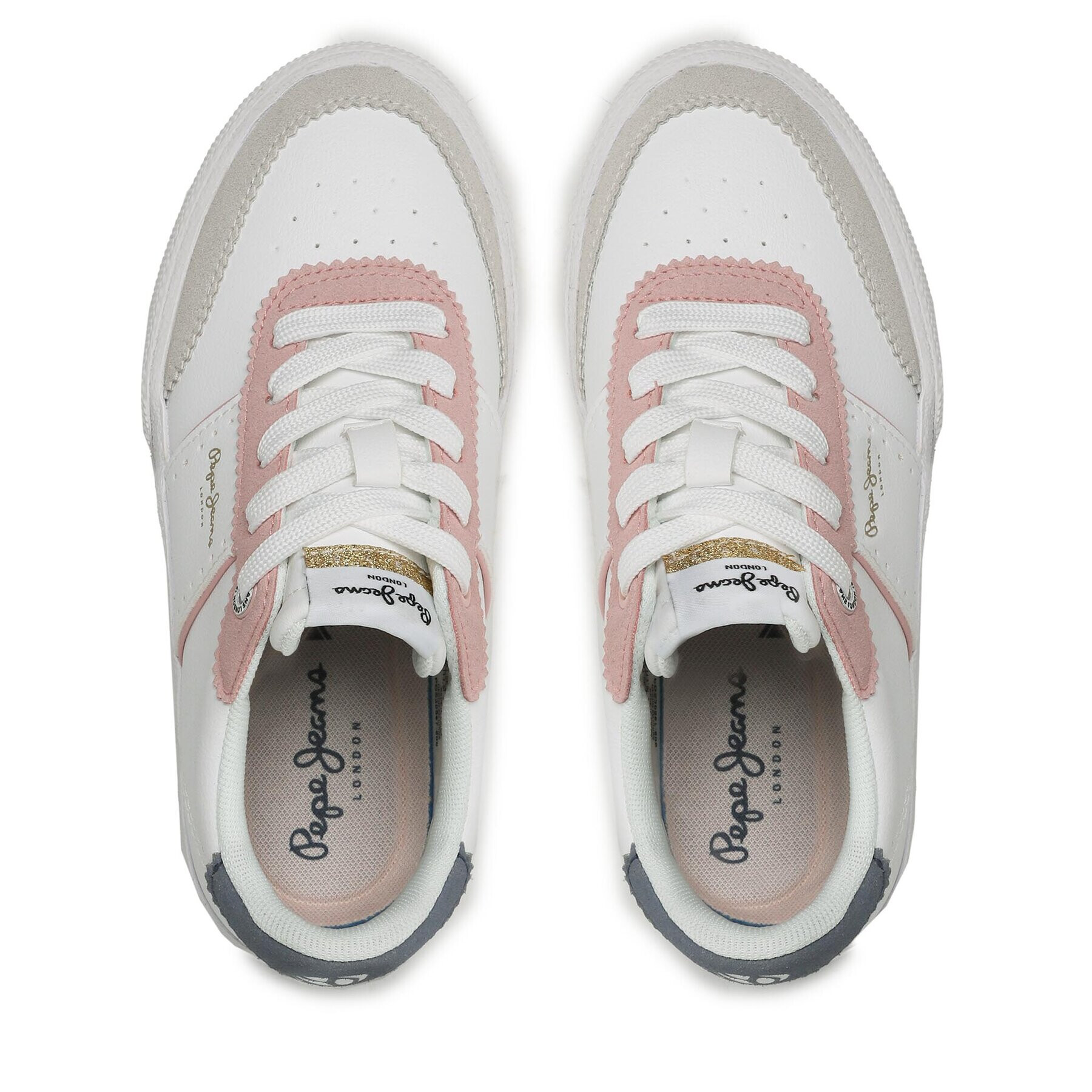 Pepe Jeans Сникърси Kenton Hami 23 G PGS30567 Бял - Pepit.bg