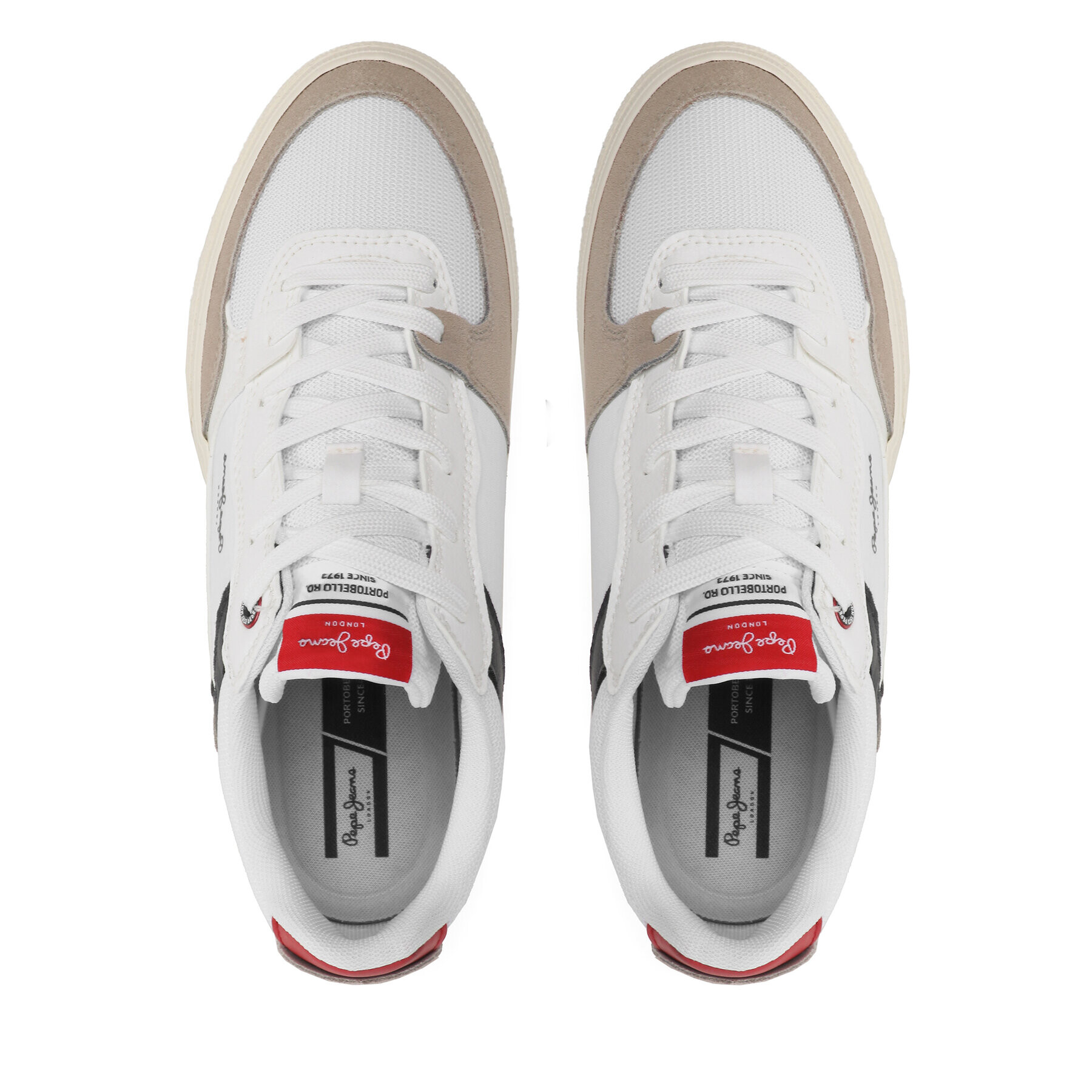 Pepe Jeans Сникърси Kenton Master Mesh PMS30905 Бял - Pepit.bg