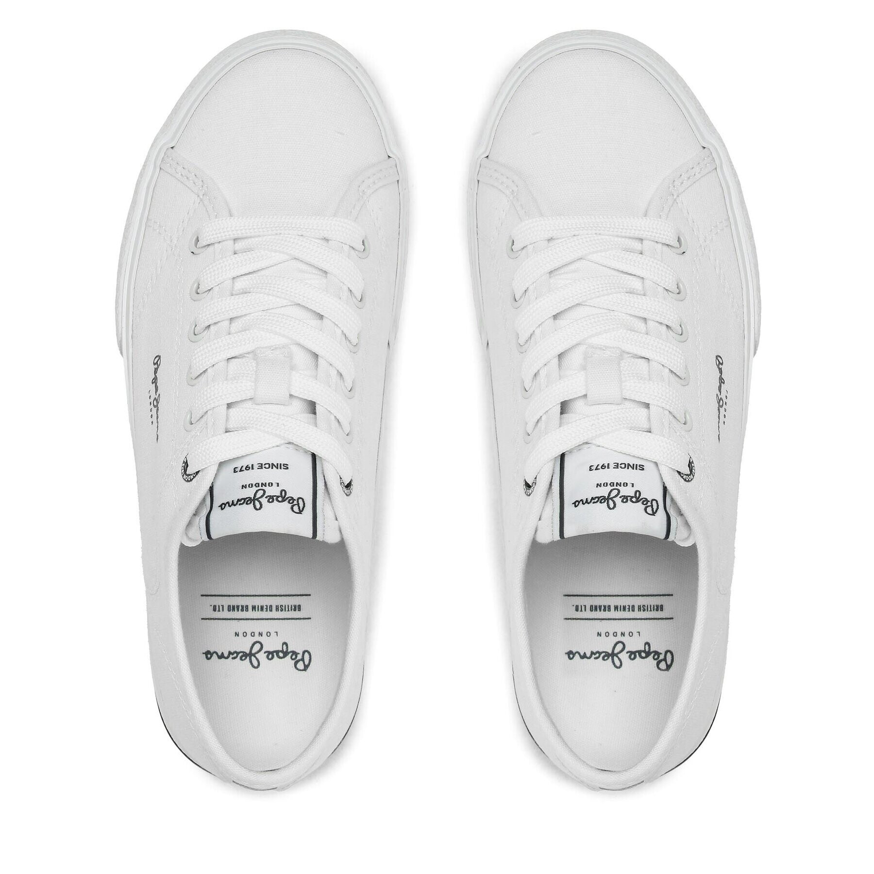 Pepe Jeans Сникърси Kenton Road W PLS31440 Бял - Pepit.bg