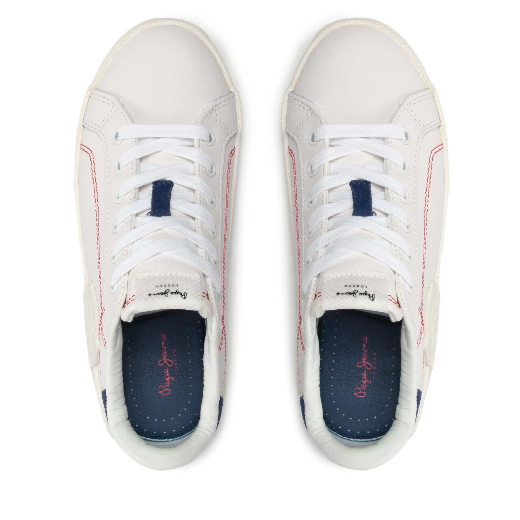 Pepe Jeans Сникърси Kioto Tech PLS31302 Бял - Pepit.bg