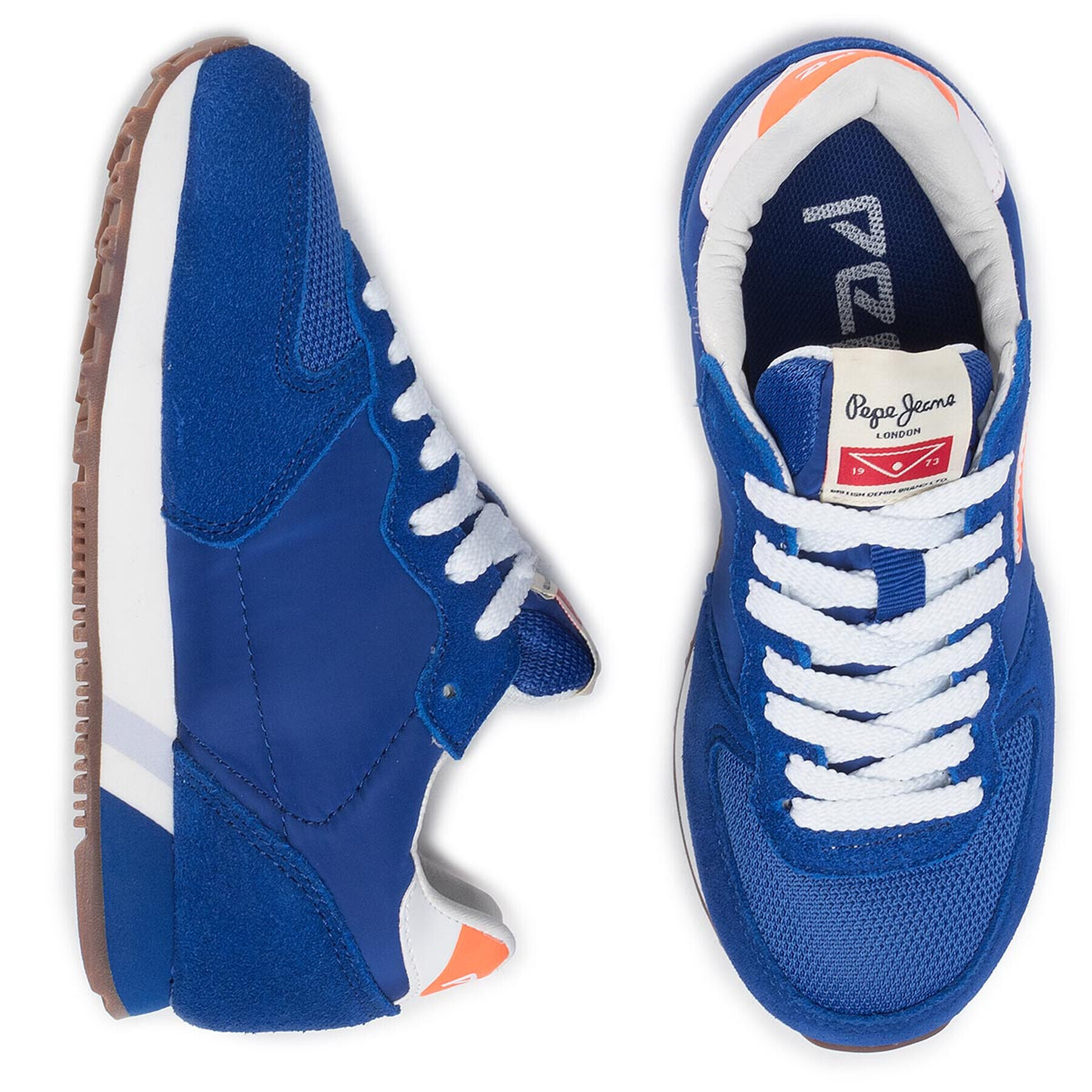 Pepe Jeans Сникърси Klein Junior PBS30423 Син - Pepit.bg