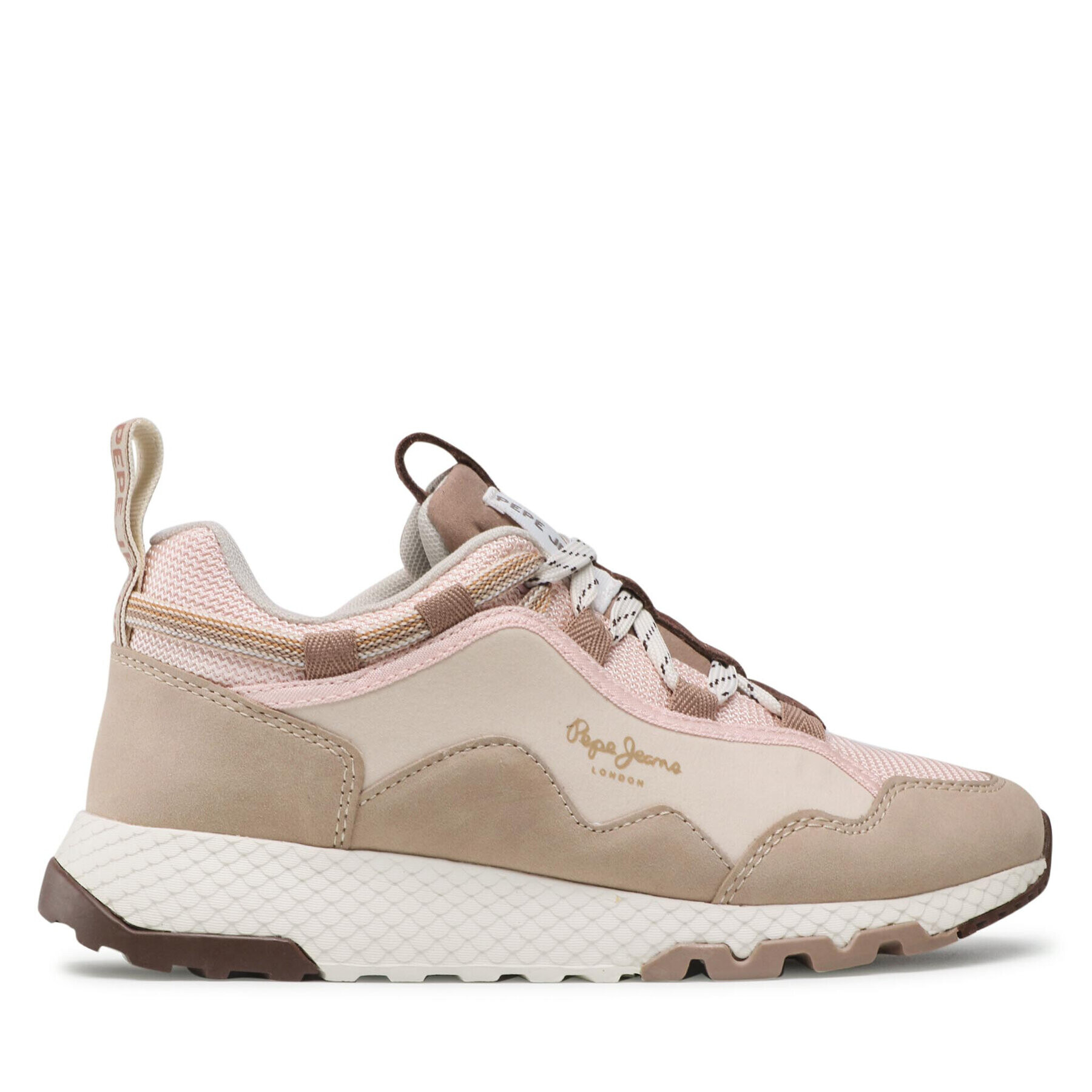 Pepe Jeans Сникърси Koko Palmer PLS31337 Бежов - Pepit.bg