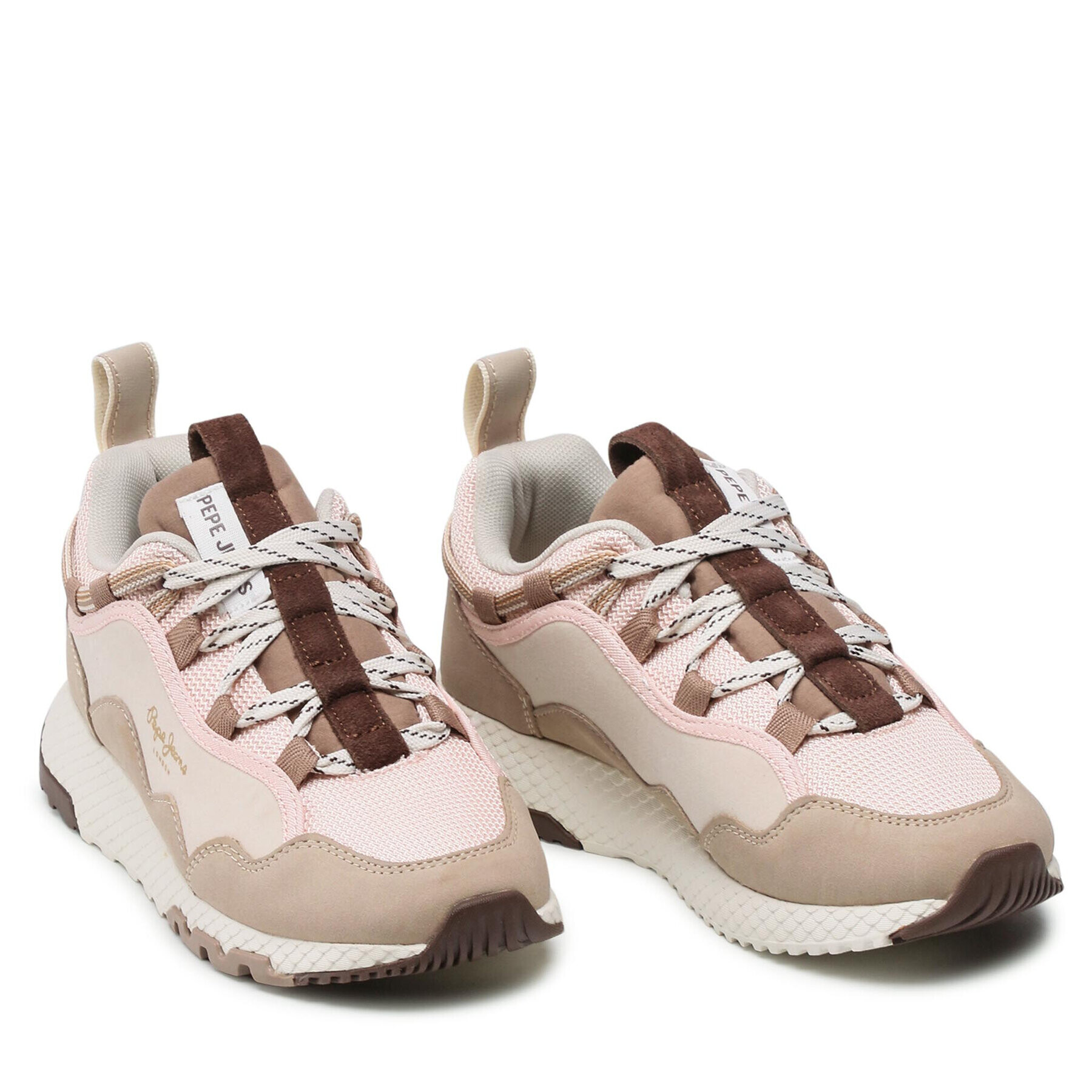Pepe Jeans Сникърси Koko Palmer PLS31337 Бежов - Pepit.bg