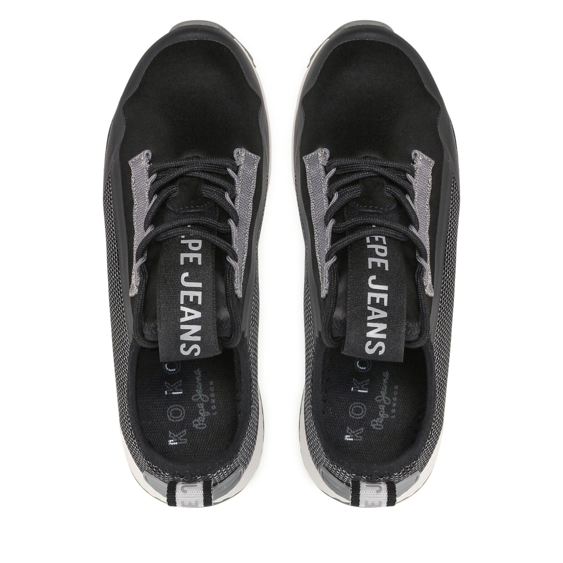 Pepe Jeans Сникърси Koko Shock PLS31338 Черен - Pepit.bg