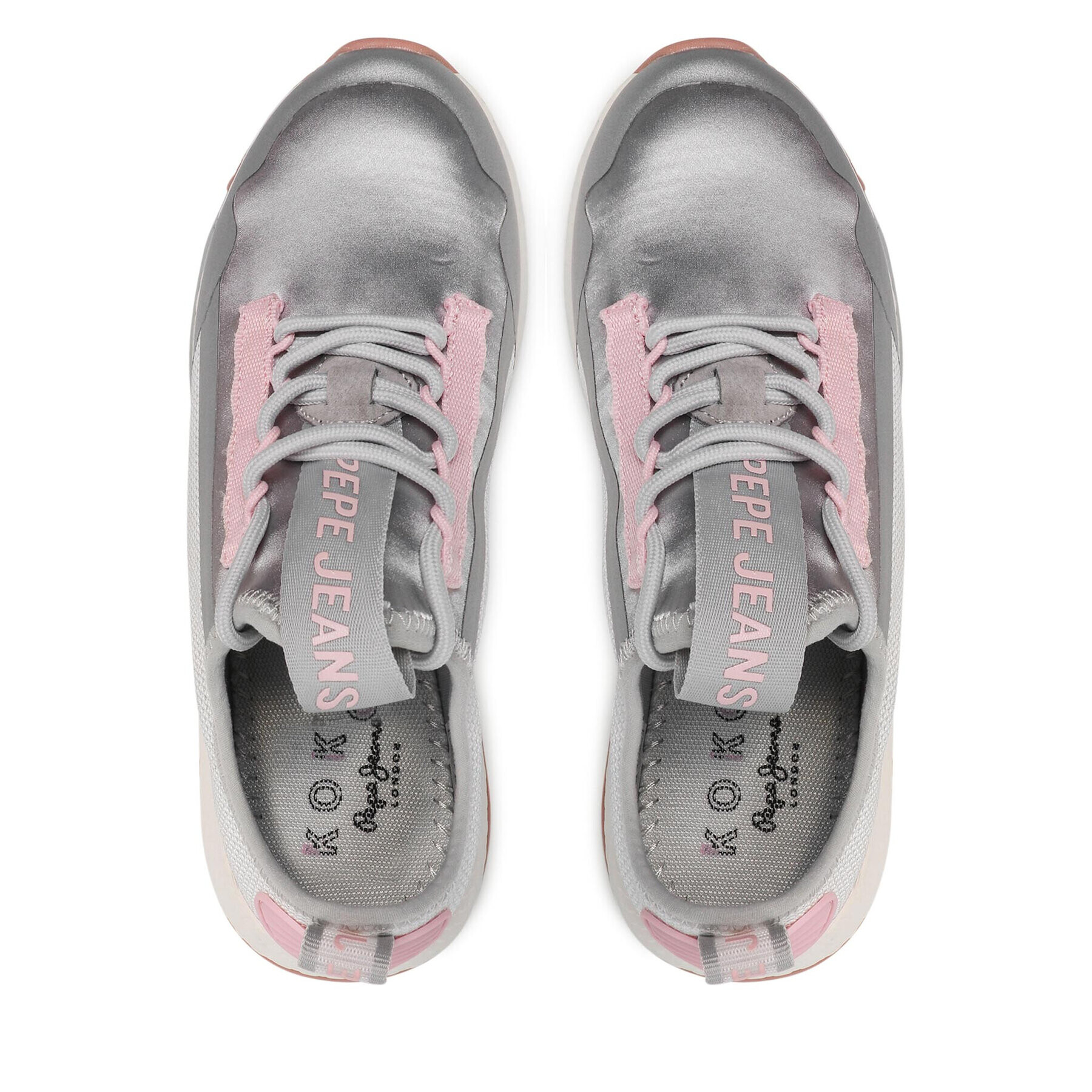 Pepe Jeans Сникърси Koko Shock PLS31338 Сив - Pepit.bg