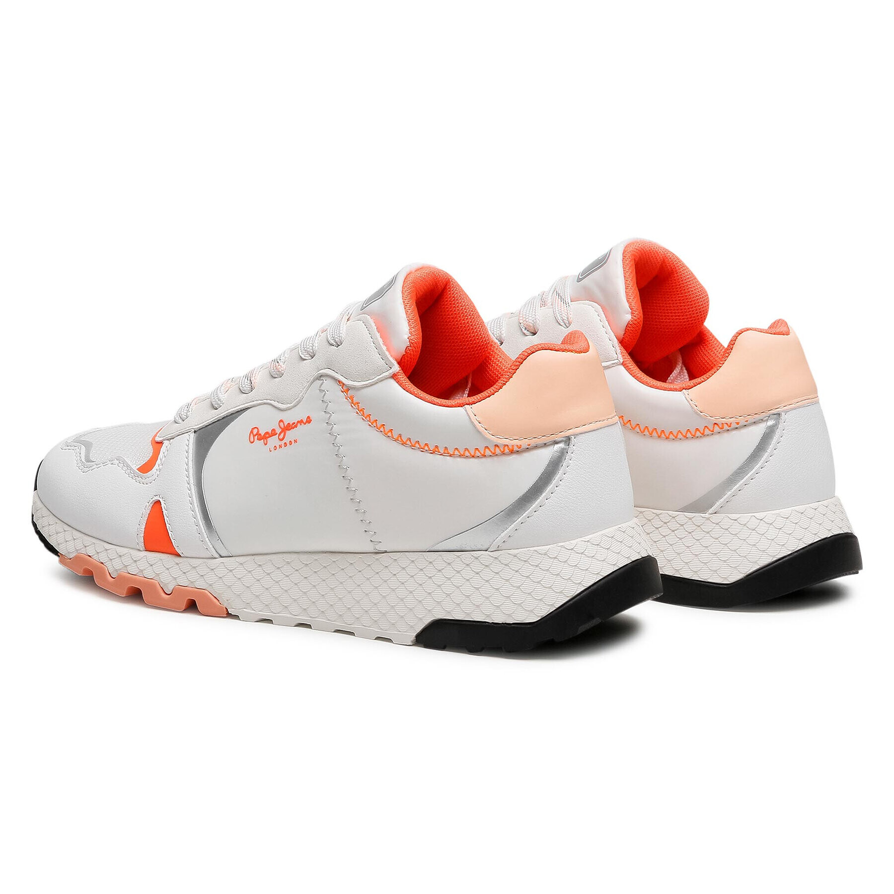 Pepe Jeans Сникърси Koko Zag PLS31180 Бял - Pepit.bg