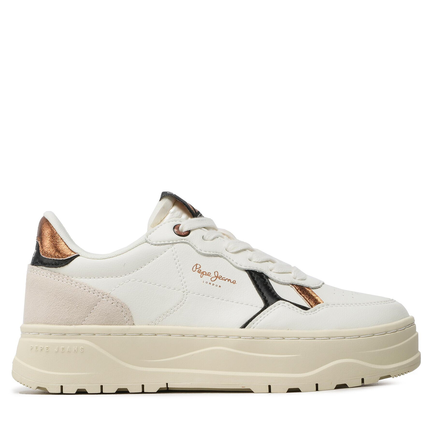 Pepe Jeans Сникърси Kore Retry W PLS31447 Бял - Pepit.bg