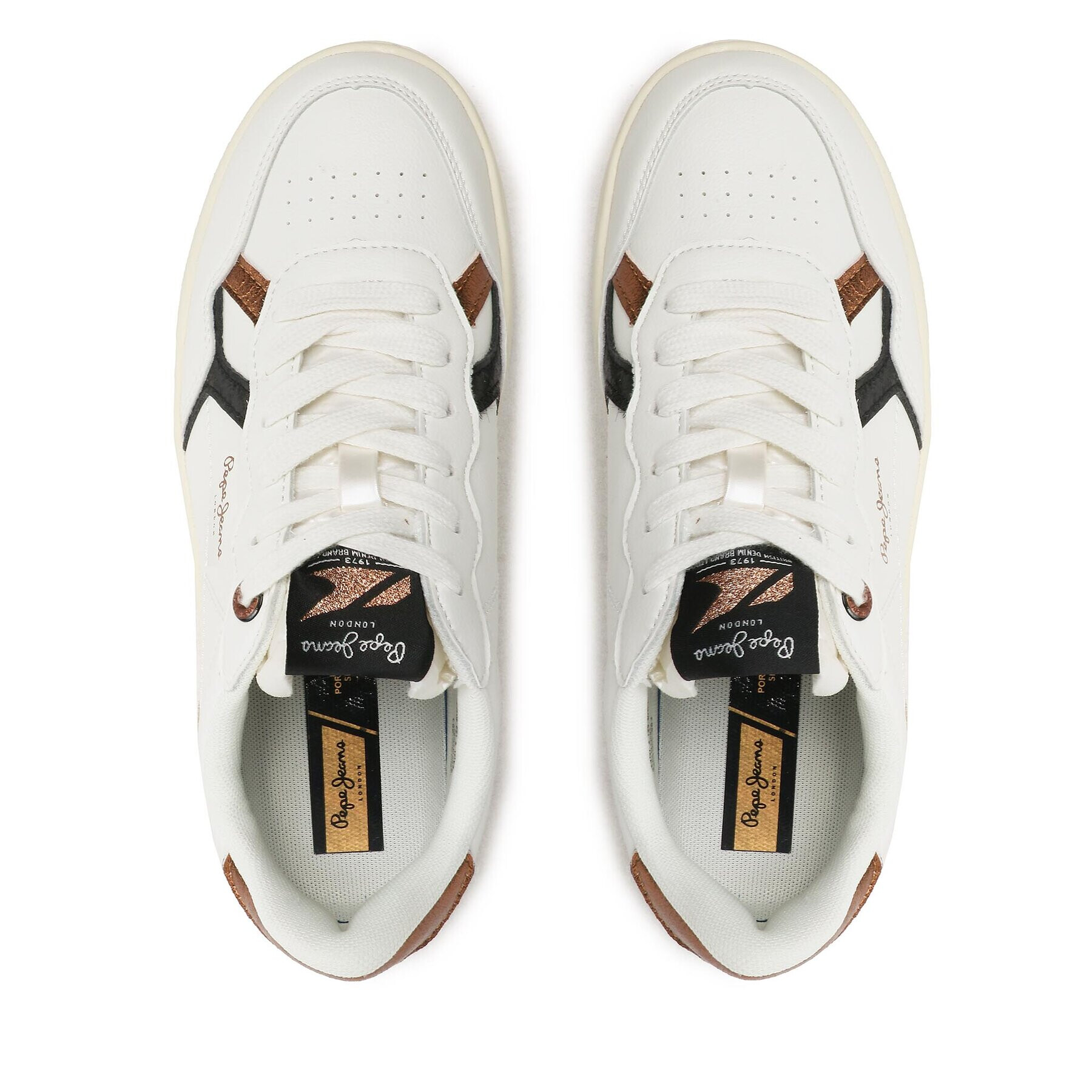 Pepe Jeans Сникърси Kore Retry W PLS31447 Бял - Pepit.bg