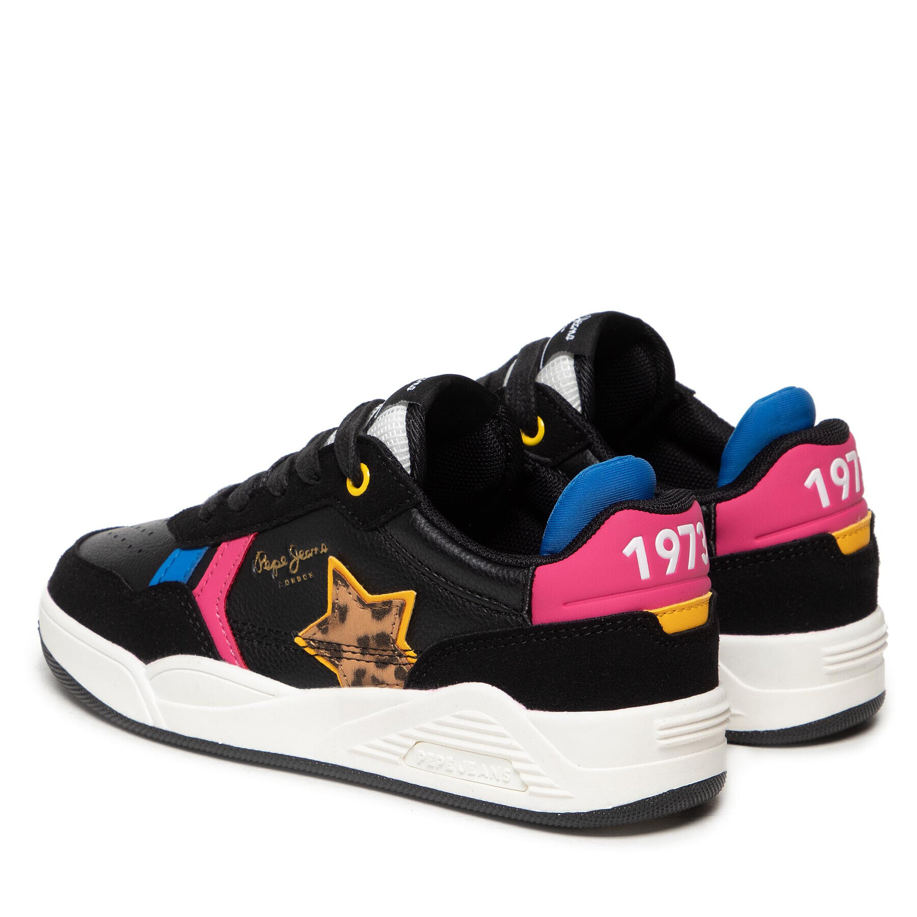 Pepe Jeans Сникърси Kurt Britt Girl Multi PGS30521 Черен - Pepit.bg