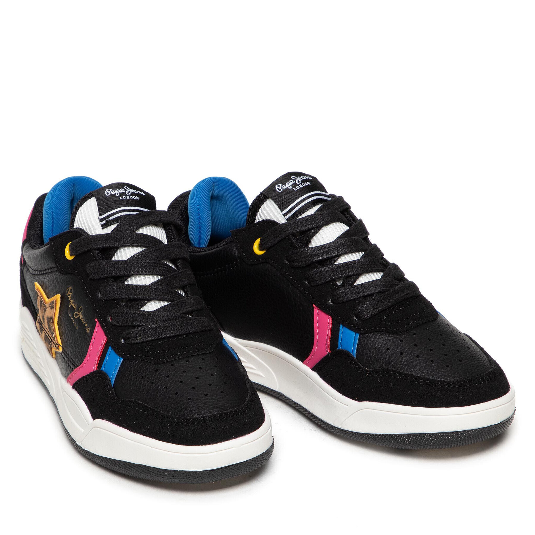 Pepe Jeans Сникърси Kurt Britt Girl Multi PGS30521 Черен - Pepit.bg