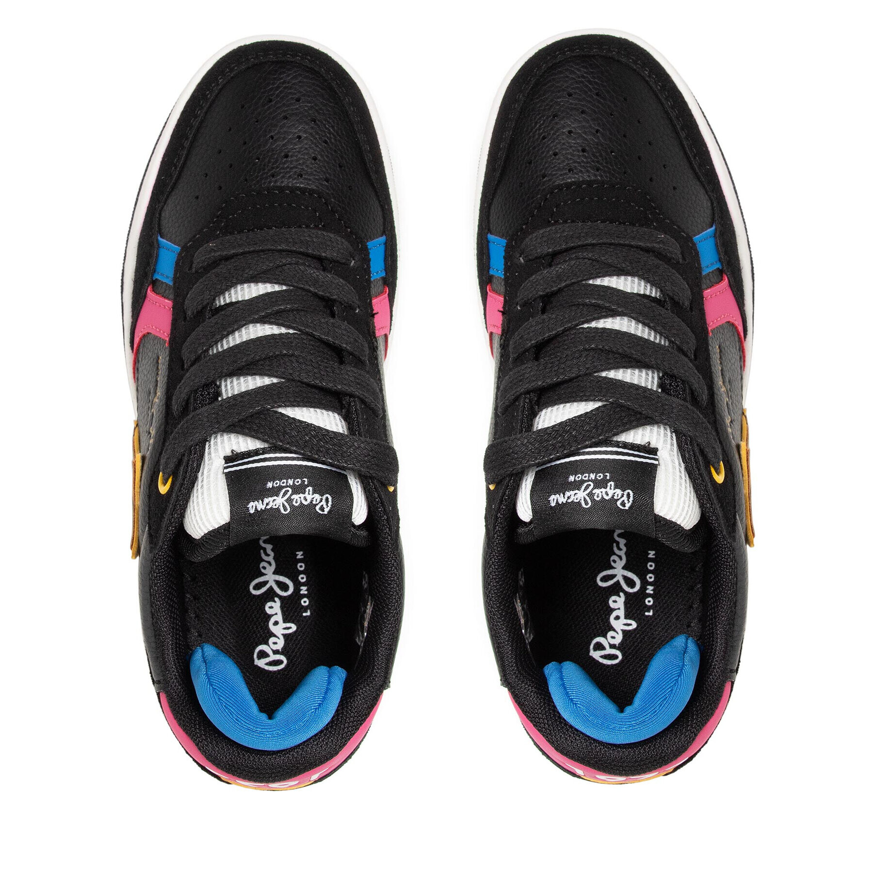 Pepe Jeans Сникърси Kurt Britt Girl Multi PGS30521 Черен - Pepit.bg