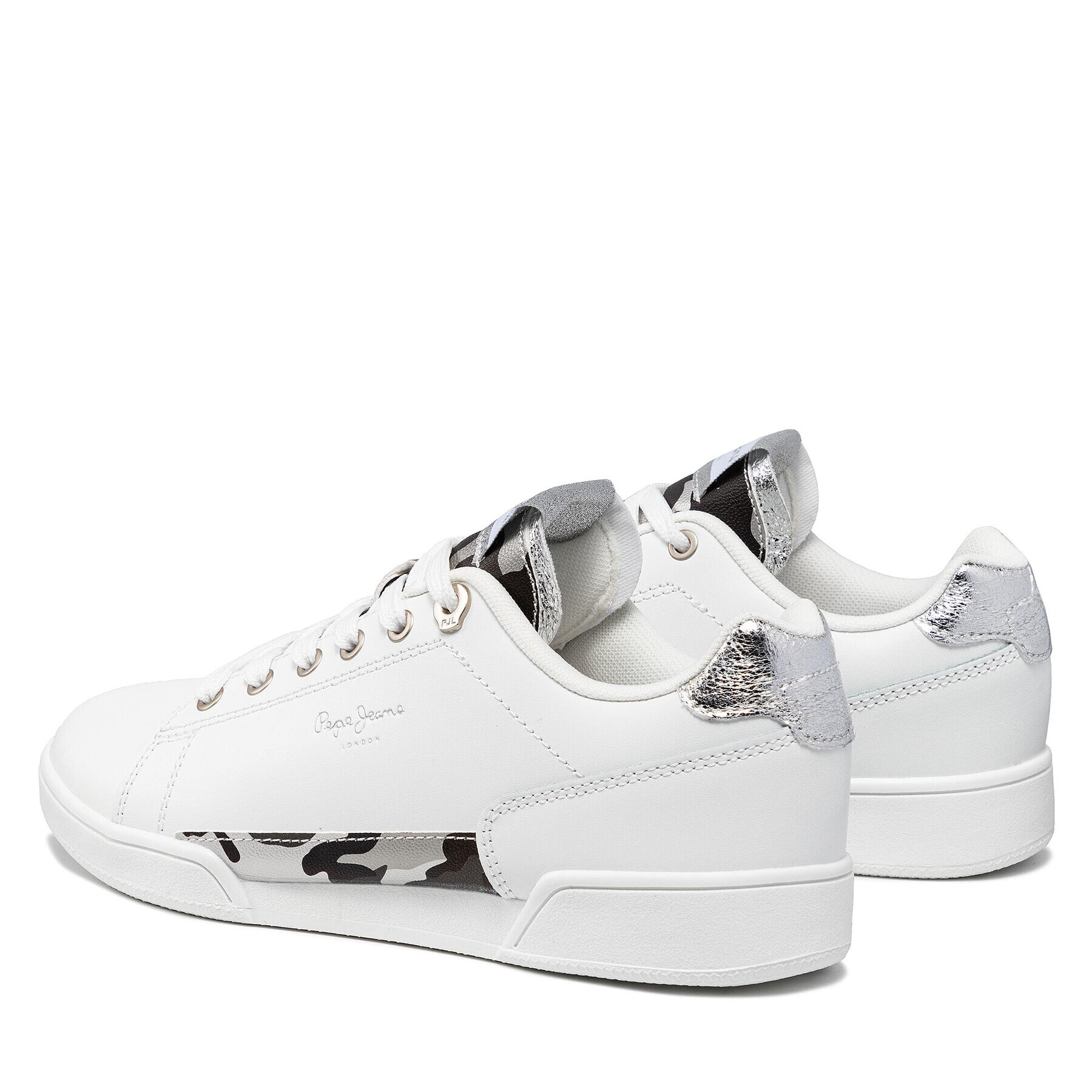 Pepe Jeans Сникърси Lambert Camu PLS31246 Бял - Pepit.bg
