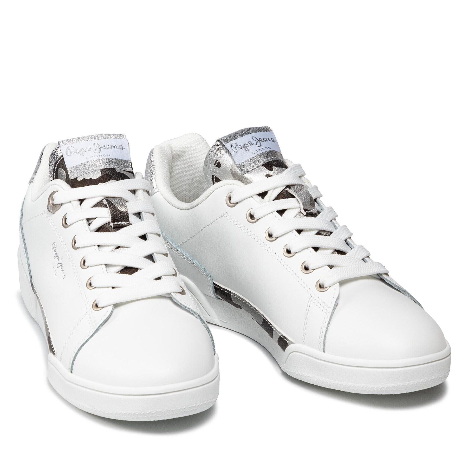 Pepe Jeans Сникърси Lambert Camu PLS31246 Бял - Pepit.bg
