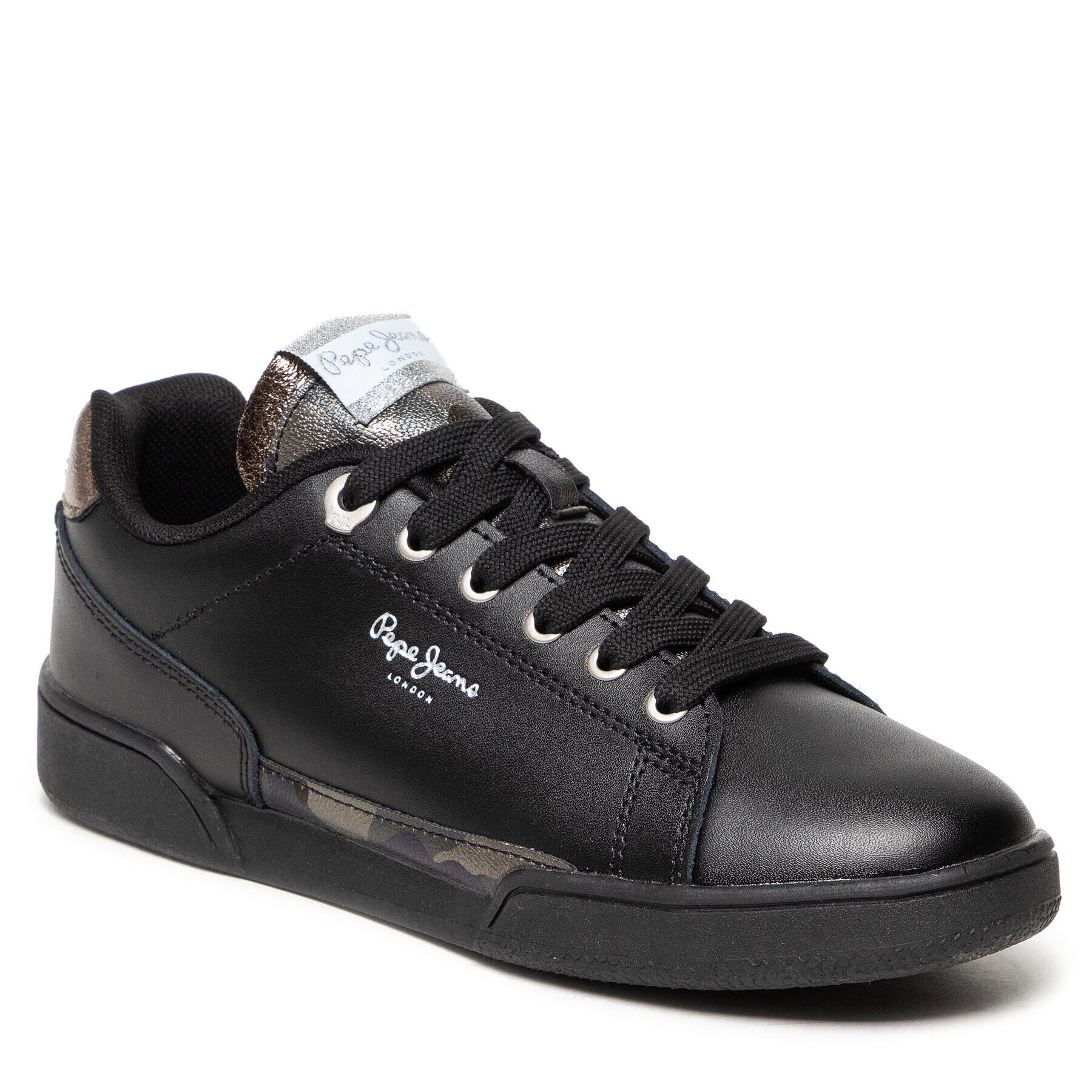 Pepe Jeans Сникърси Lambert Camu PLS31246 Черен - Pepit.bg