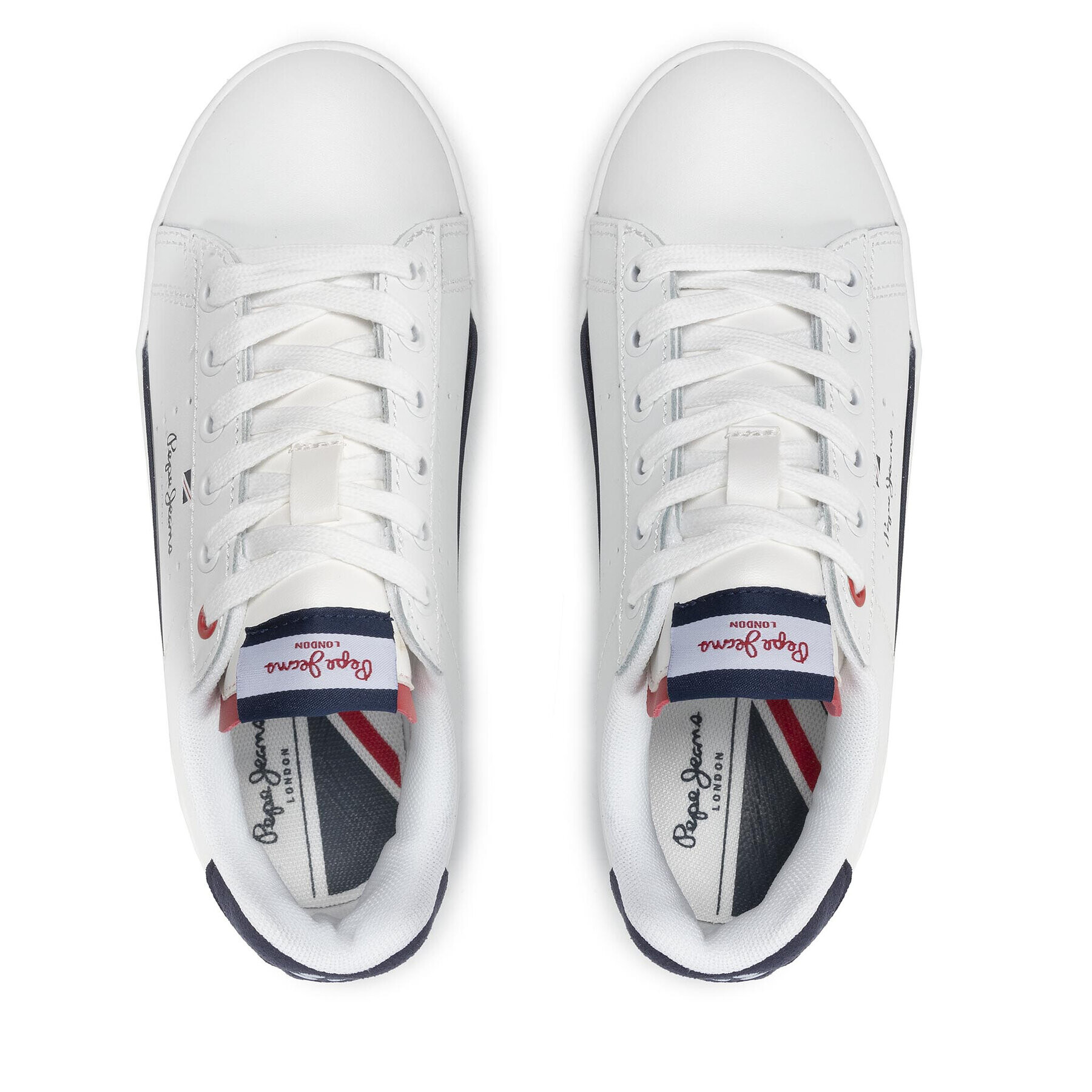 Pepe Jeans Сникърси Lambert Classic Boy PBS30513 Бял - Pepit.bg