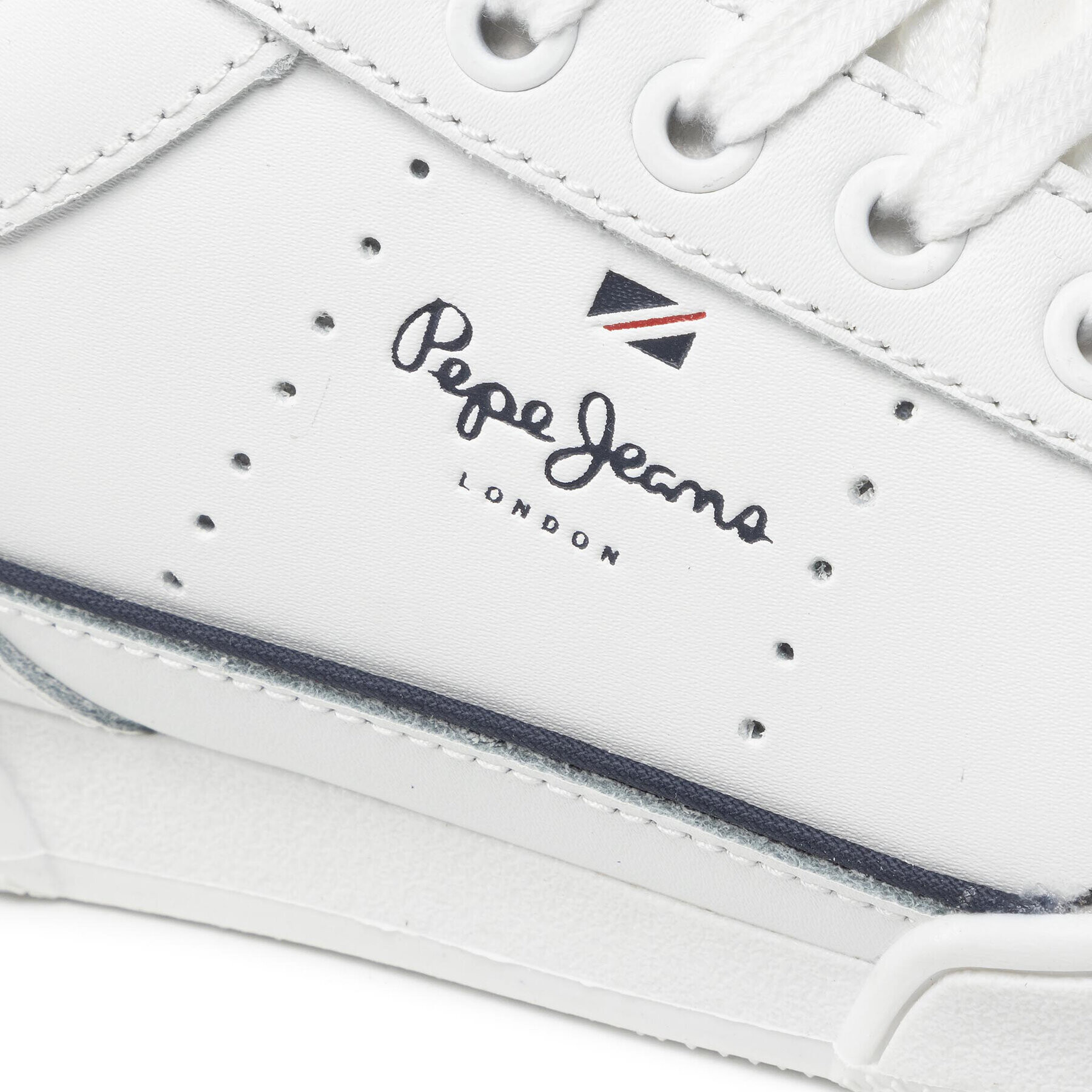 Pepe Jeans Сникърси Lambert Classic Boy PBS30513 Бял - Pepit.bg