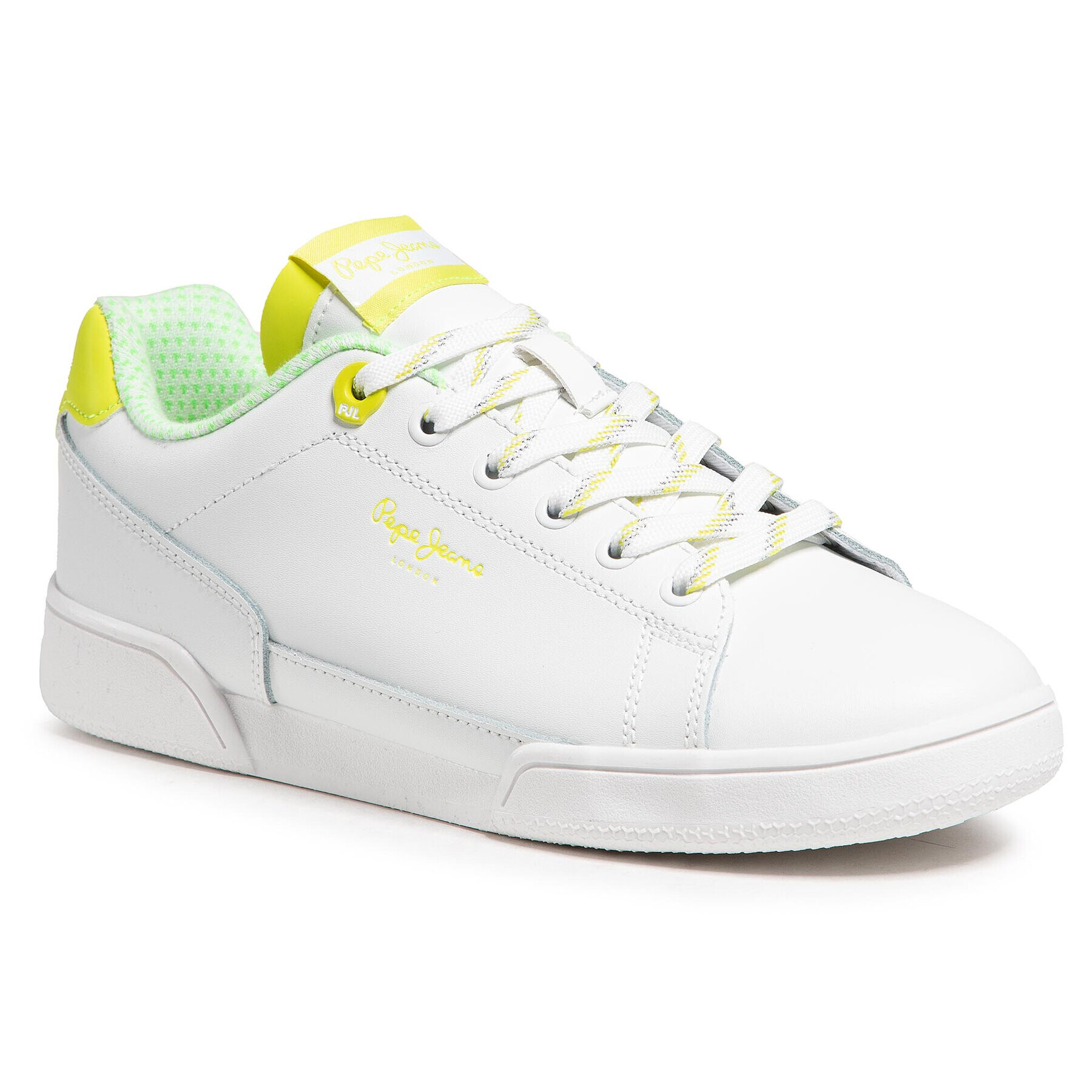 Pepe Jeans Сникърси Lambert Lemon PLS31142 Бял - Pepit.bg