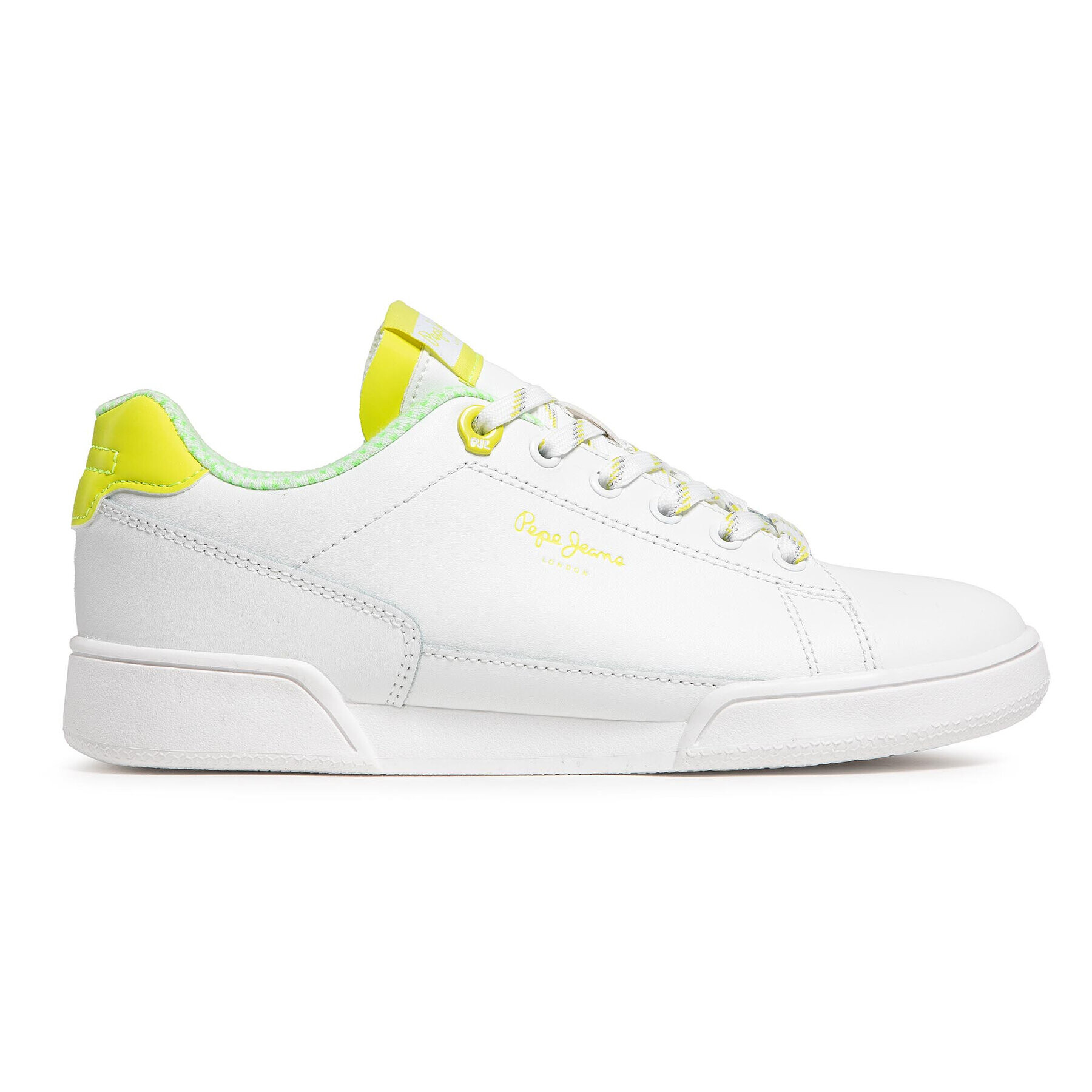 Pepe Jeans Сникърси Lambert Lemon PLS31142 Бял - Pepit.bg