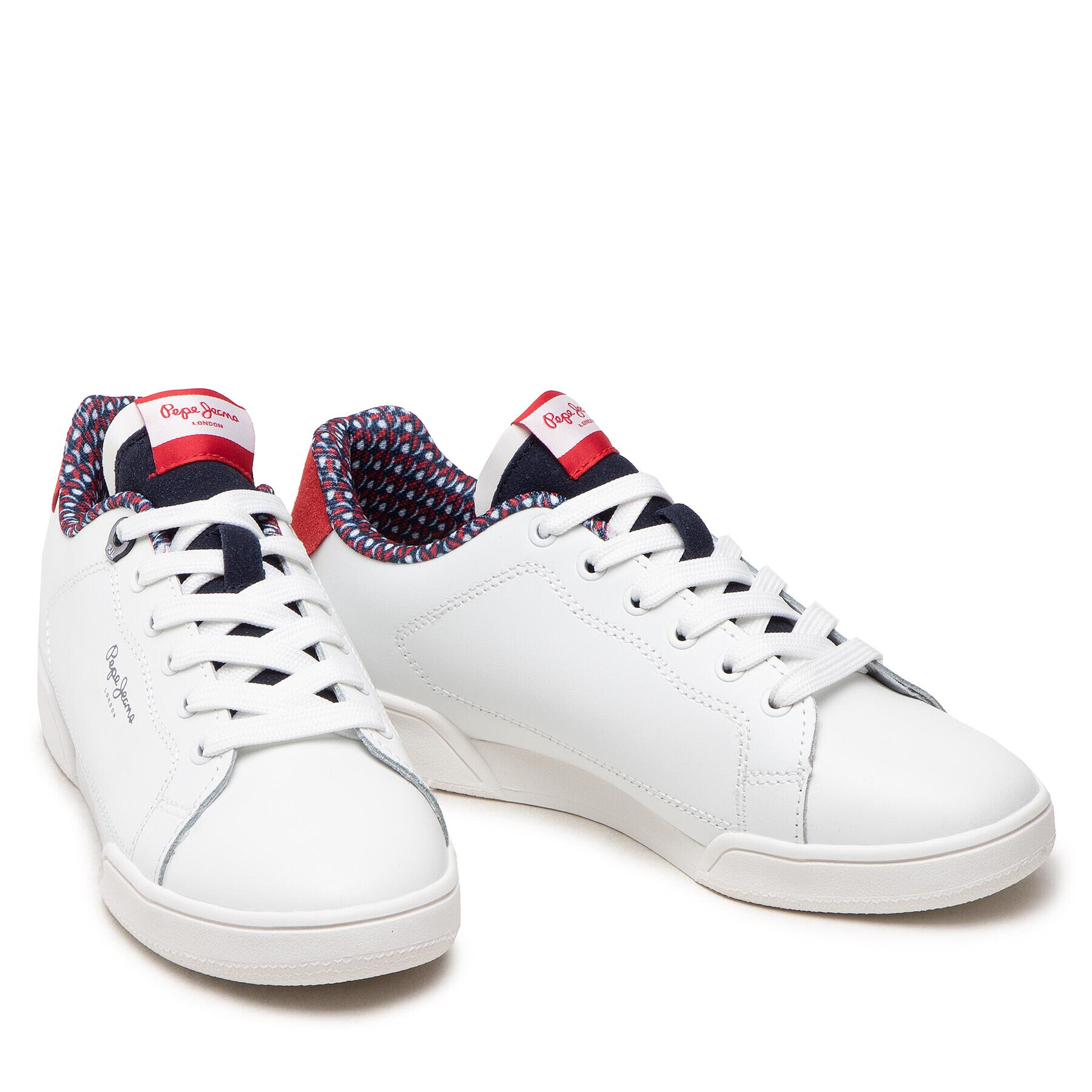 Pepe Jeans Сникърси Lambert W Origin PLS31297 Бял - Pepit.bg