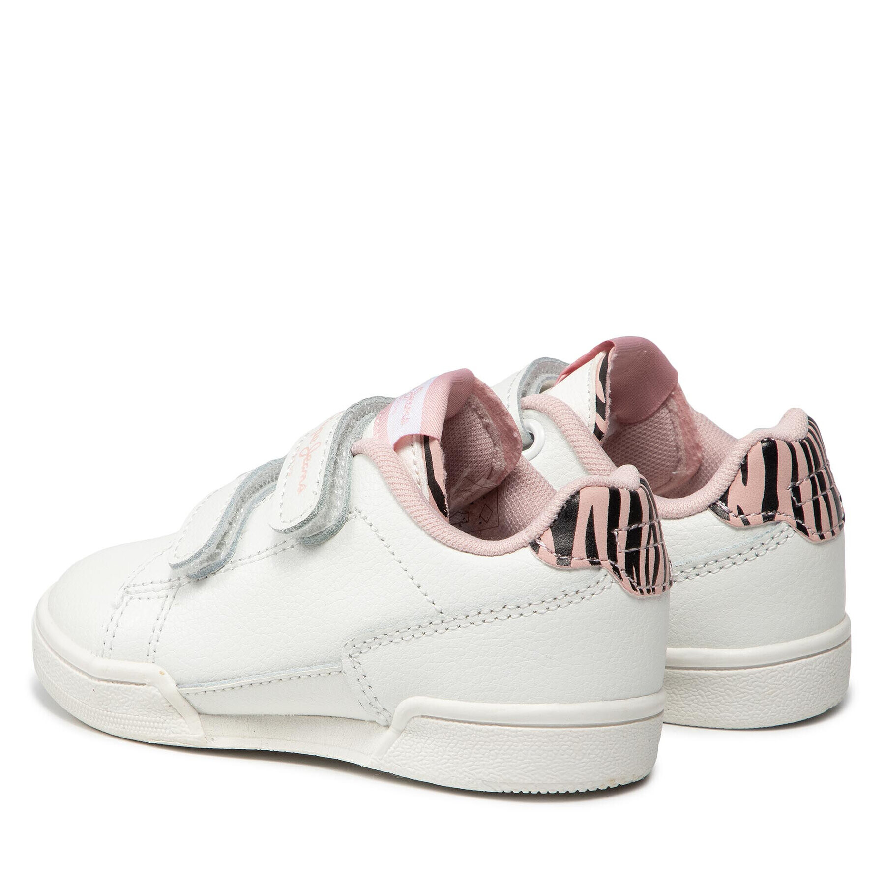 Pepe Jeans Сникърси Lambert Zebra Girls PGS30514 Бял - Pepit.bg