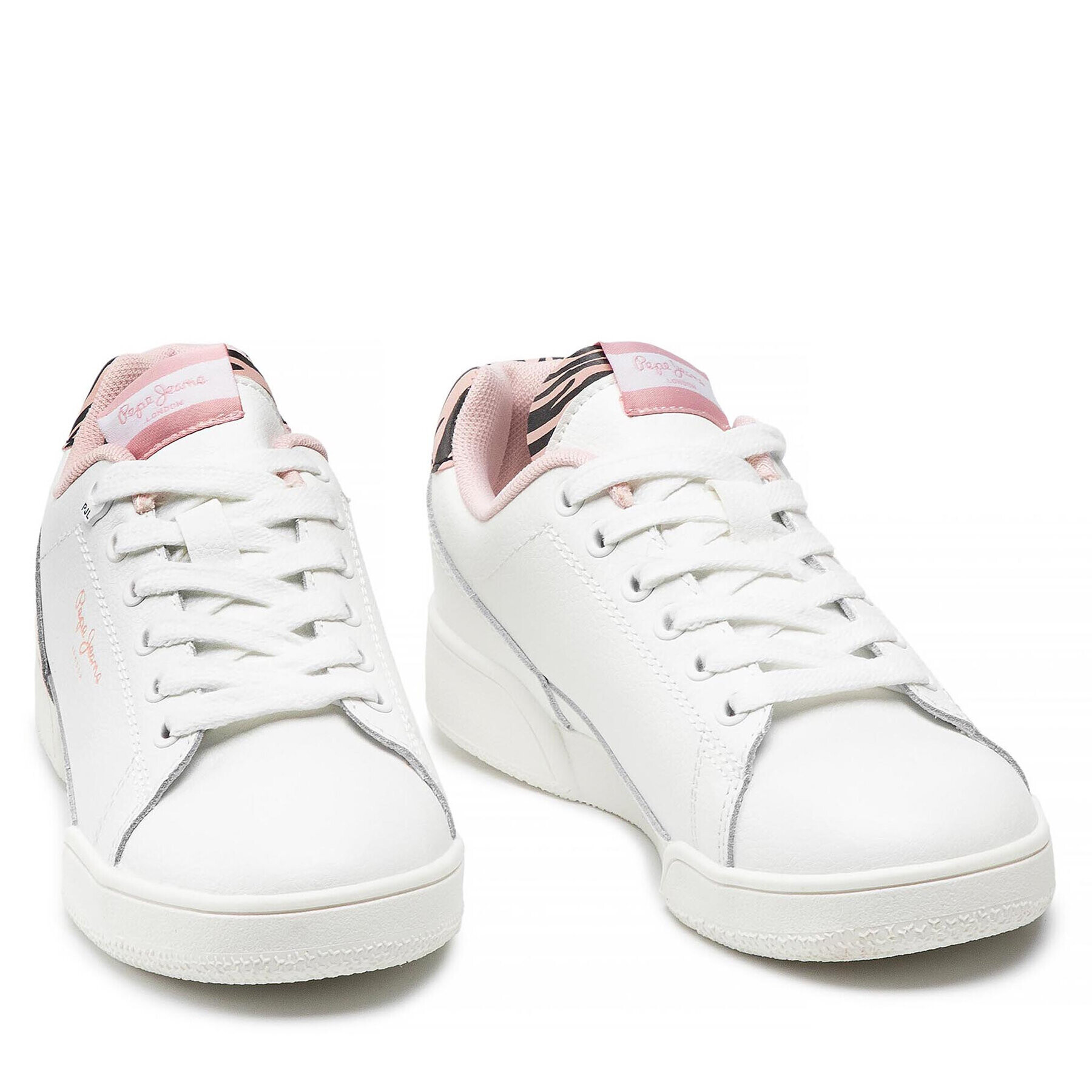 Pepe Jeans Сникърси Lambert Zebra PGS30513 Бял - Pepit.bg