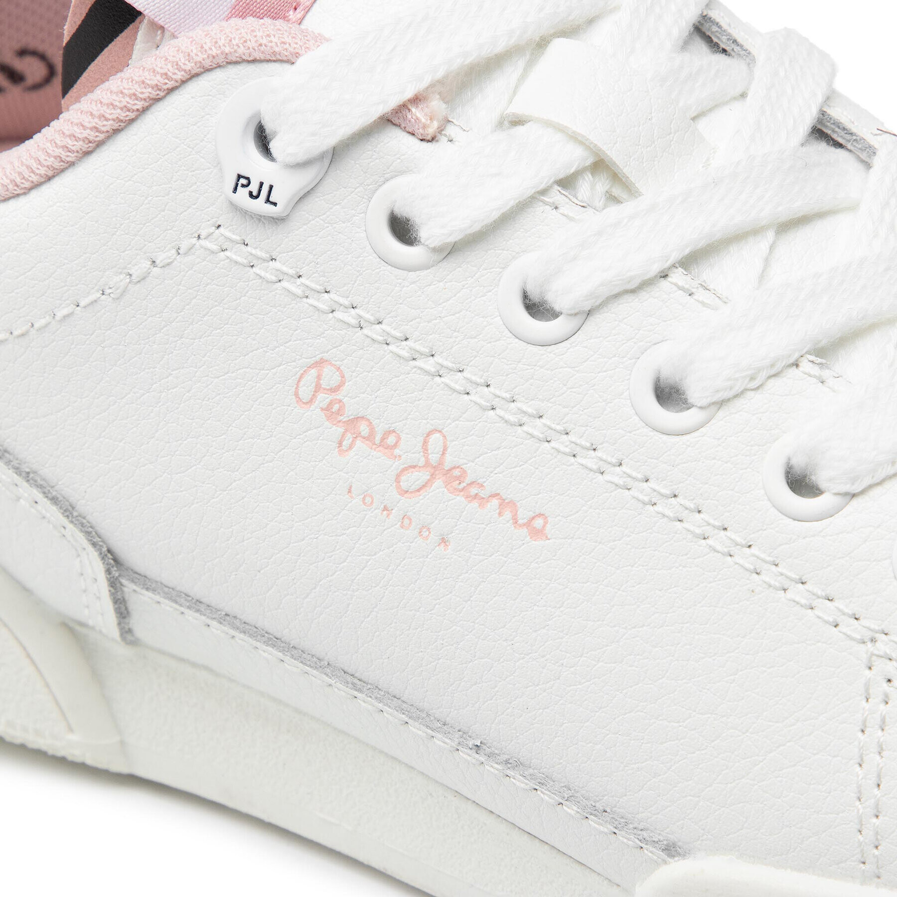 Pepe Jeans Сникърси Lambert Zebra PGS30513 Бял - Pepit.bg