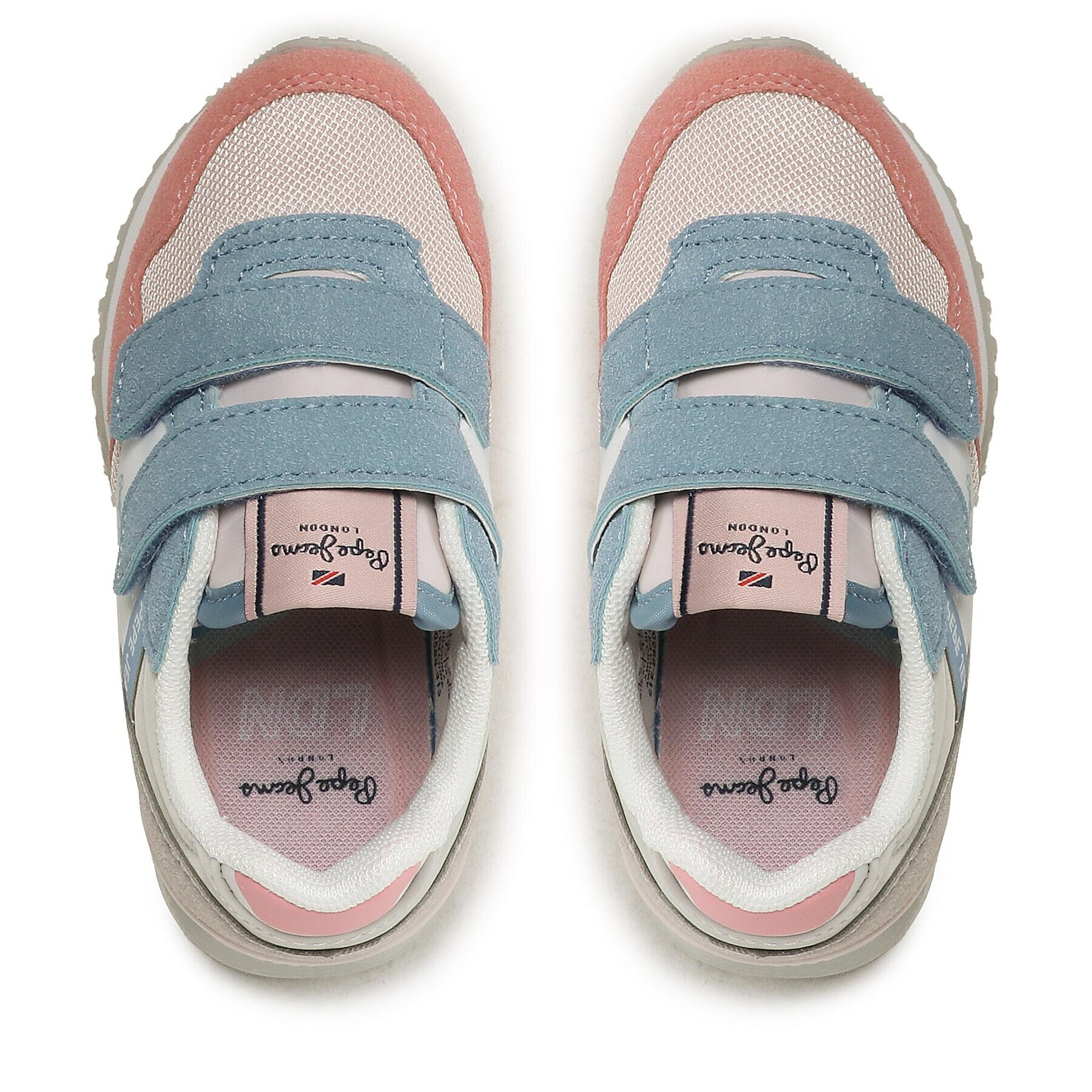 Pepe Jeans Сникърси London Basic Gk PGS30565 Син - Pepit.bg