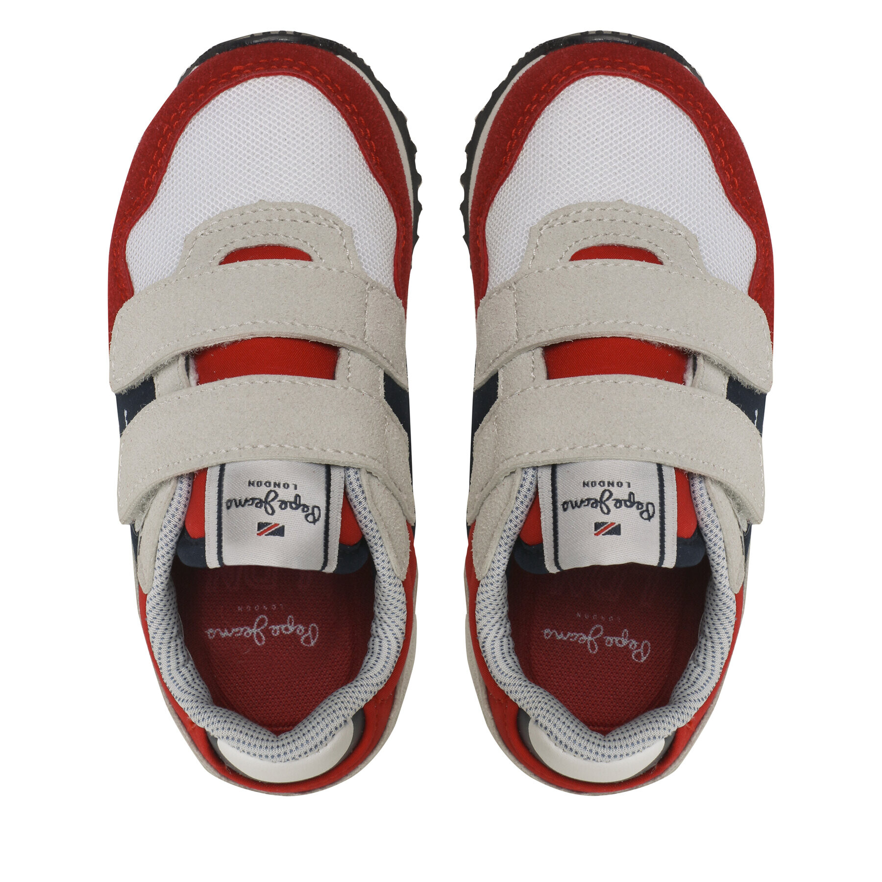 Pepe Jeans Сникърси London May Bk PBS30559 Червен - Pepit.bg