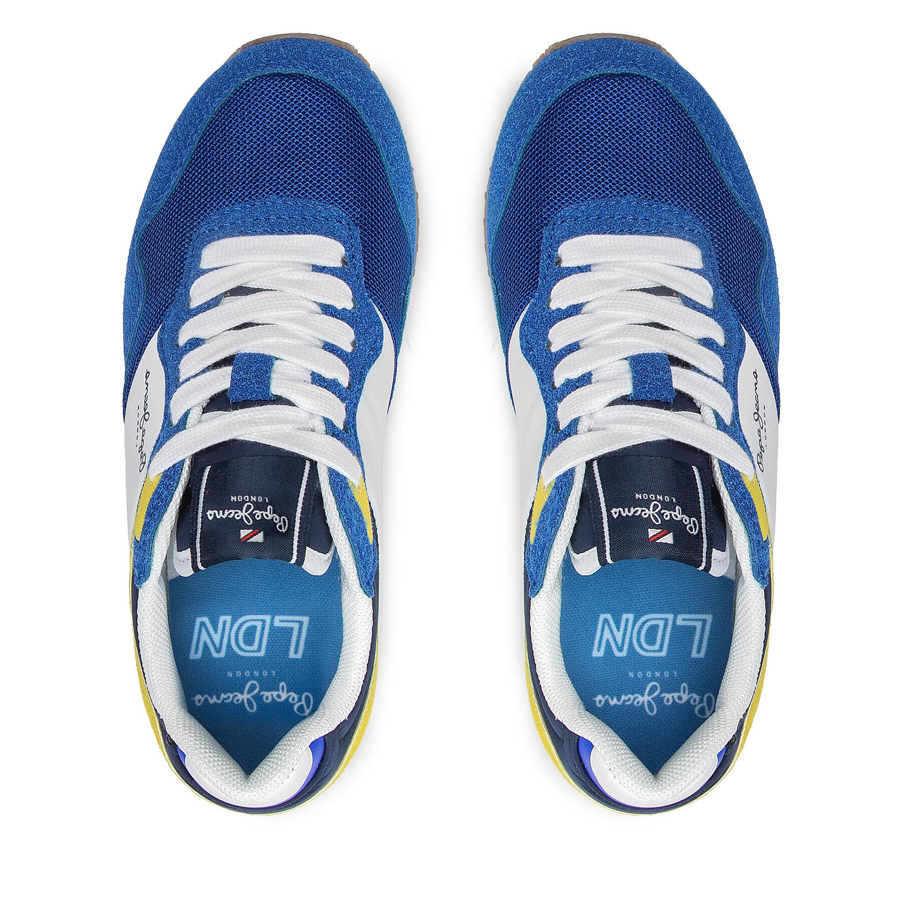 Pepe Jeans Сникърси London One B PBS30522 Син - Pepit.bg