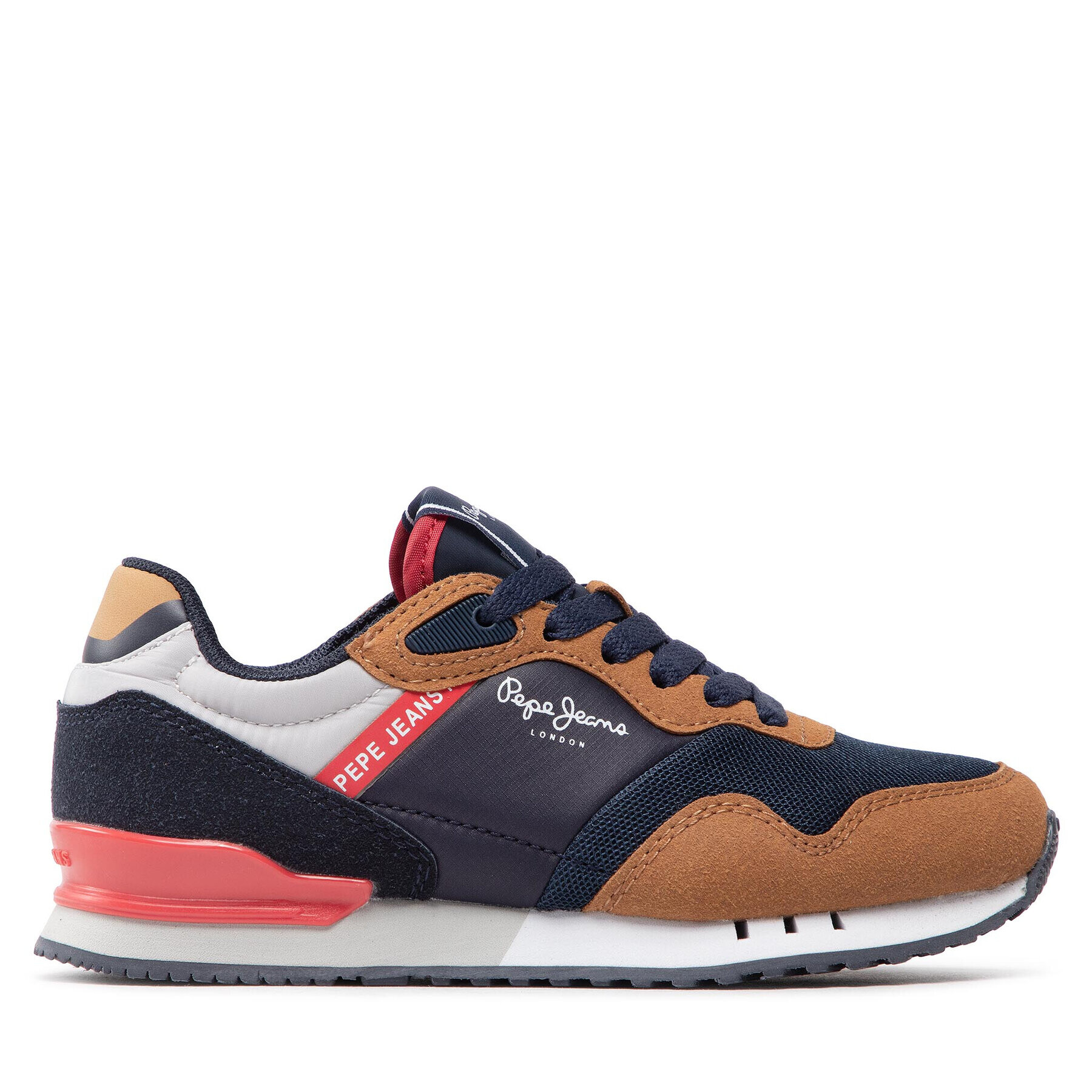 Pepe Jeans Сникърси London One Basic B PBS30540 Тъмносин - Pepit.bg