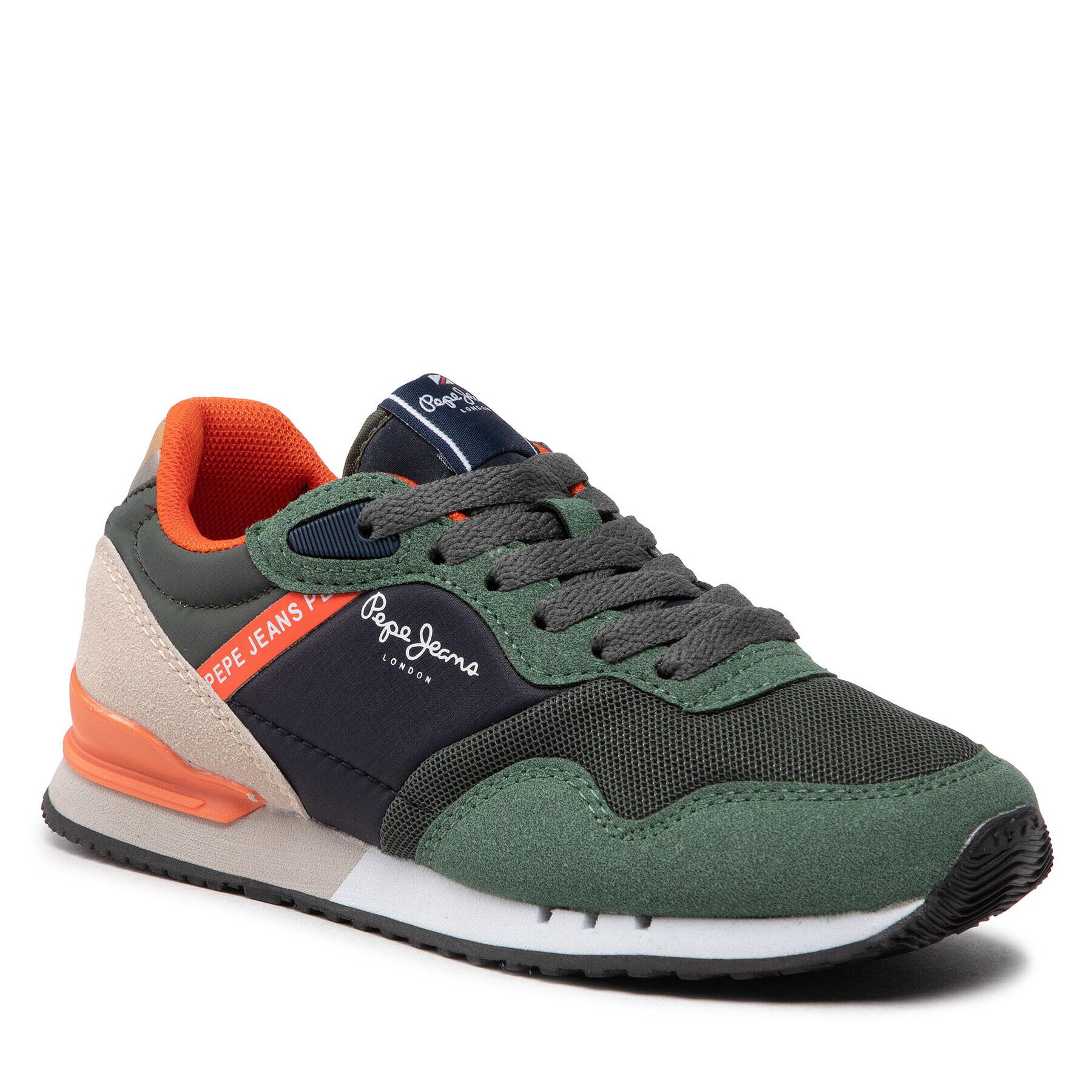 Pepe Jeans Сникърси London One Basic B PBS30540 Зелен - Pepit.bg