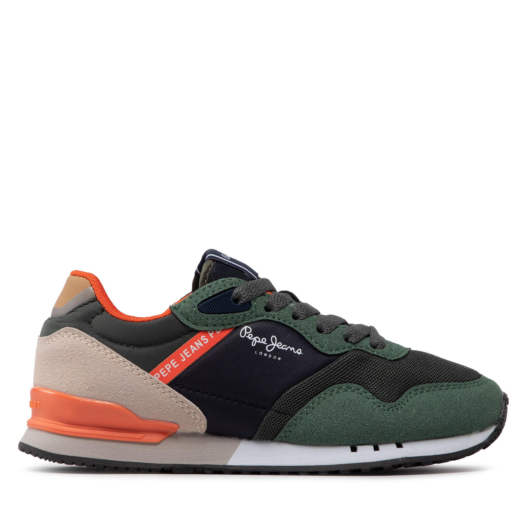 Pepe Jeans Сникърси London One Basic B PBS30540 Зелен - Pepit.bg
